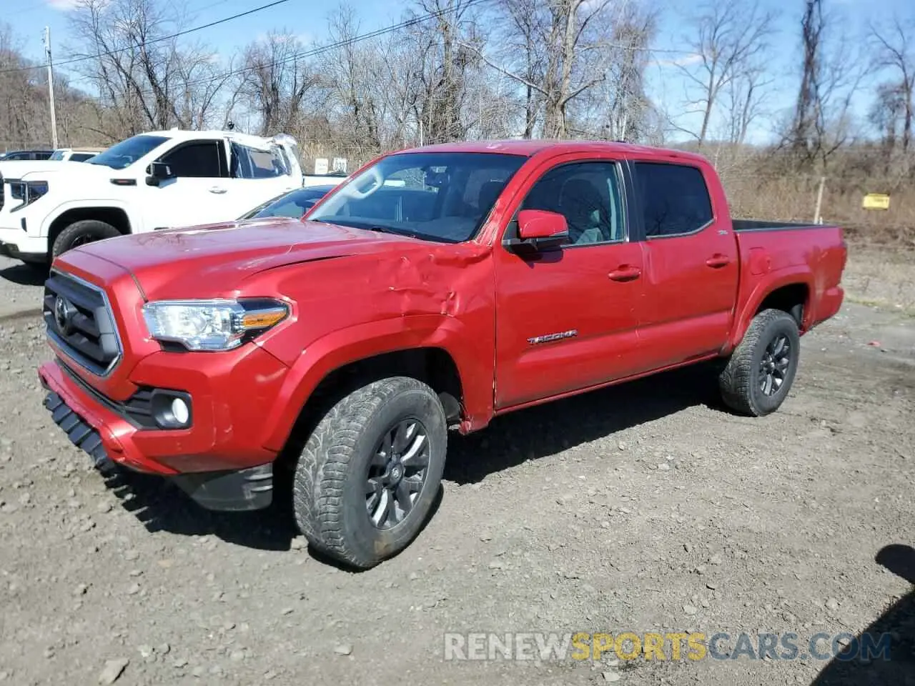 1 Photograph of a damaged car 3TYCZ5AN1PT153816 TOYOTA TACOMA 2023
