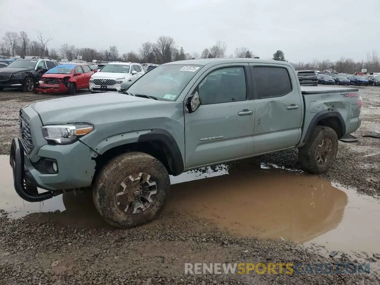 1 Photograph of a damaged car 3TYCZ5AN3PT125998 TOYOTA TACOMA 2023