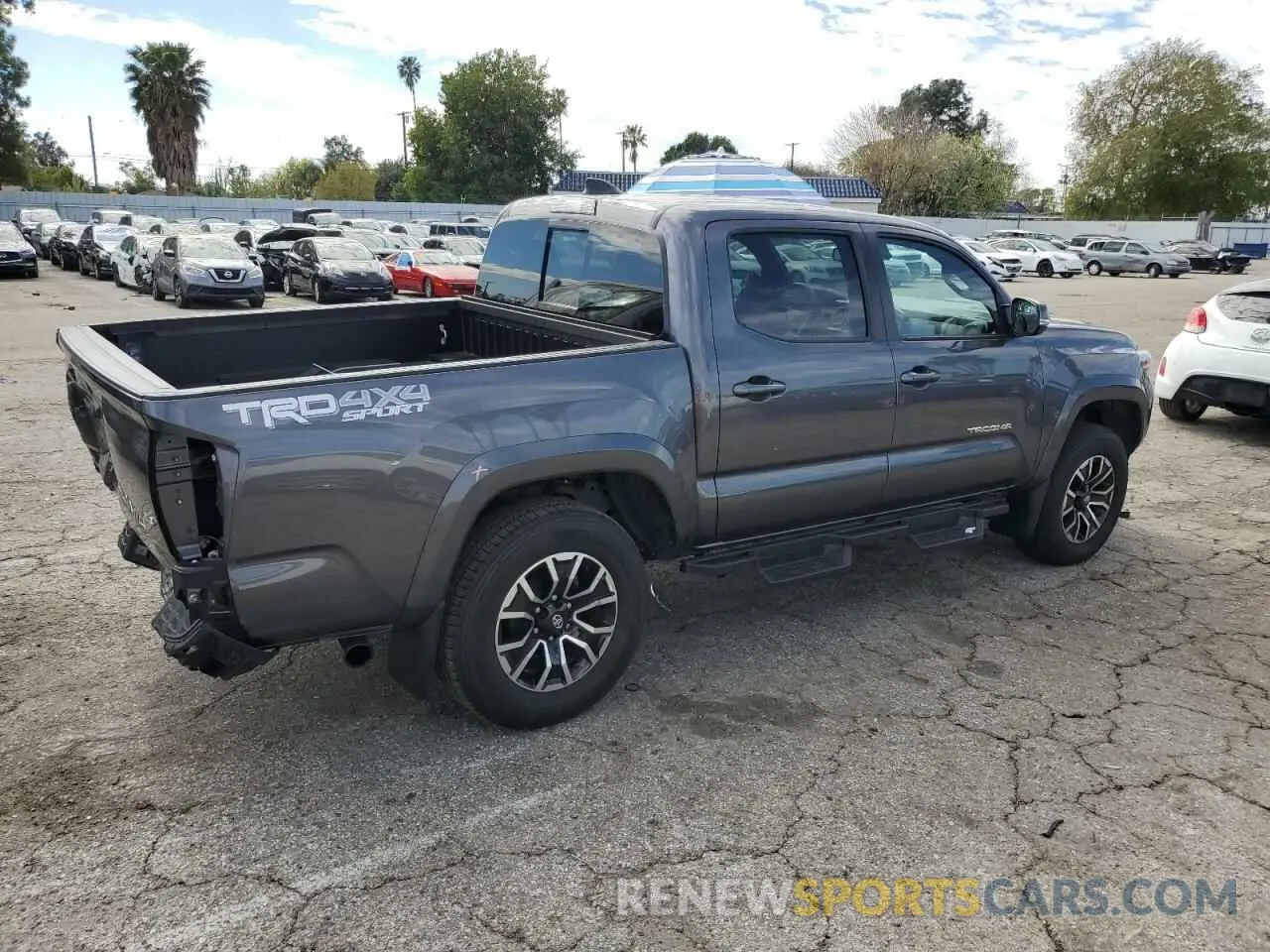 3 Photograph of a damaged car 3TYCZ5AN6PT110119 TOYOTA TACOMA 2023