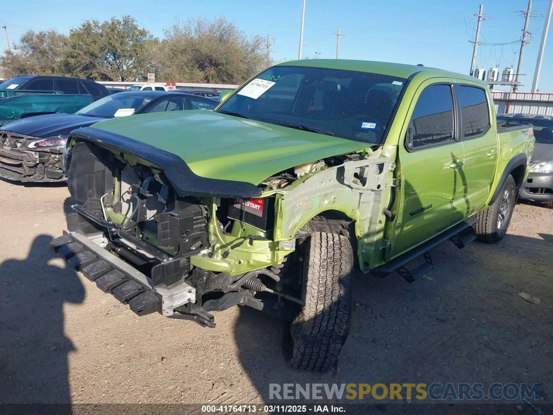 2 Photograph of a damaged car 3TYCZ5AN6PT152645 TOYOTA TACOMA 2023