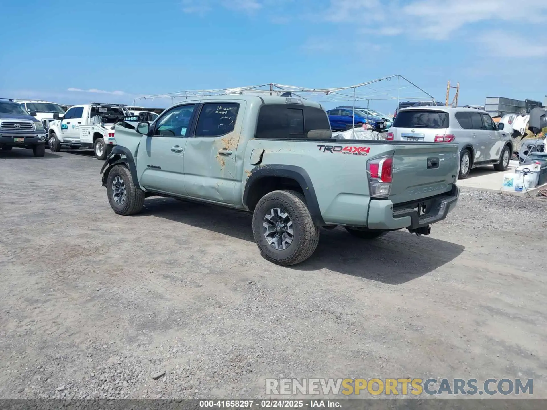 3 Photograph of a damaged car 3TYCZ5AN7PT145185 TOYOTA TACOMA 2023