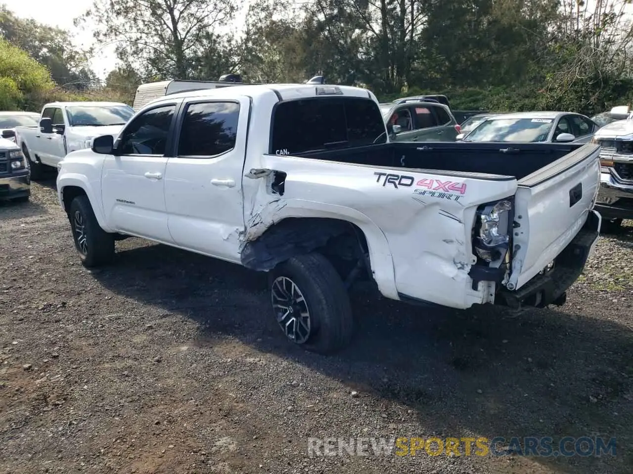 2 Photograph of a damaged car 3TYCZ5AN9PT151621 TOYOTA TACOMA 2023