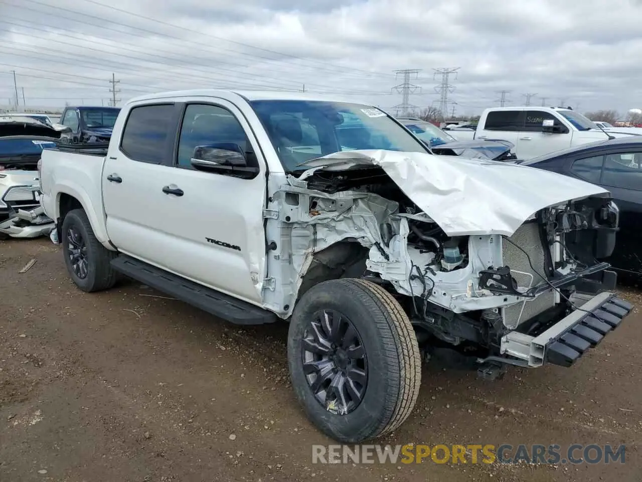 4 Photograph of a damaged car 3TYGZ5AN6PT147608 TOYOTA TACOMA 2023