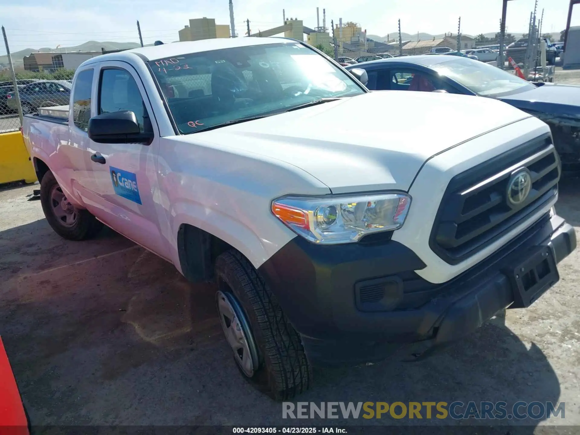 1 Photograph of a damaged car 3TYRX5GN1PT072855 TOYOTA TACOMA 2023
