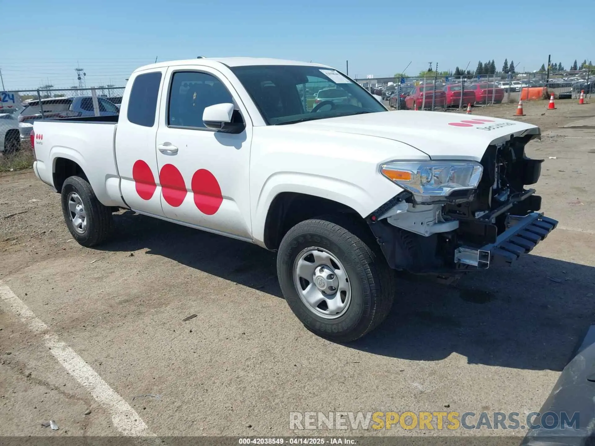 1 Photograph of a damaged car 3TYRX5GN5PT069280 TOYOTA TACOMA 2023