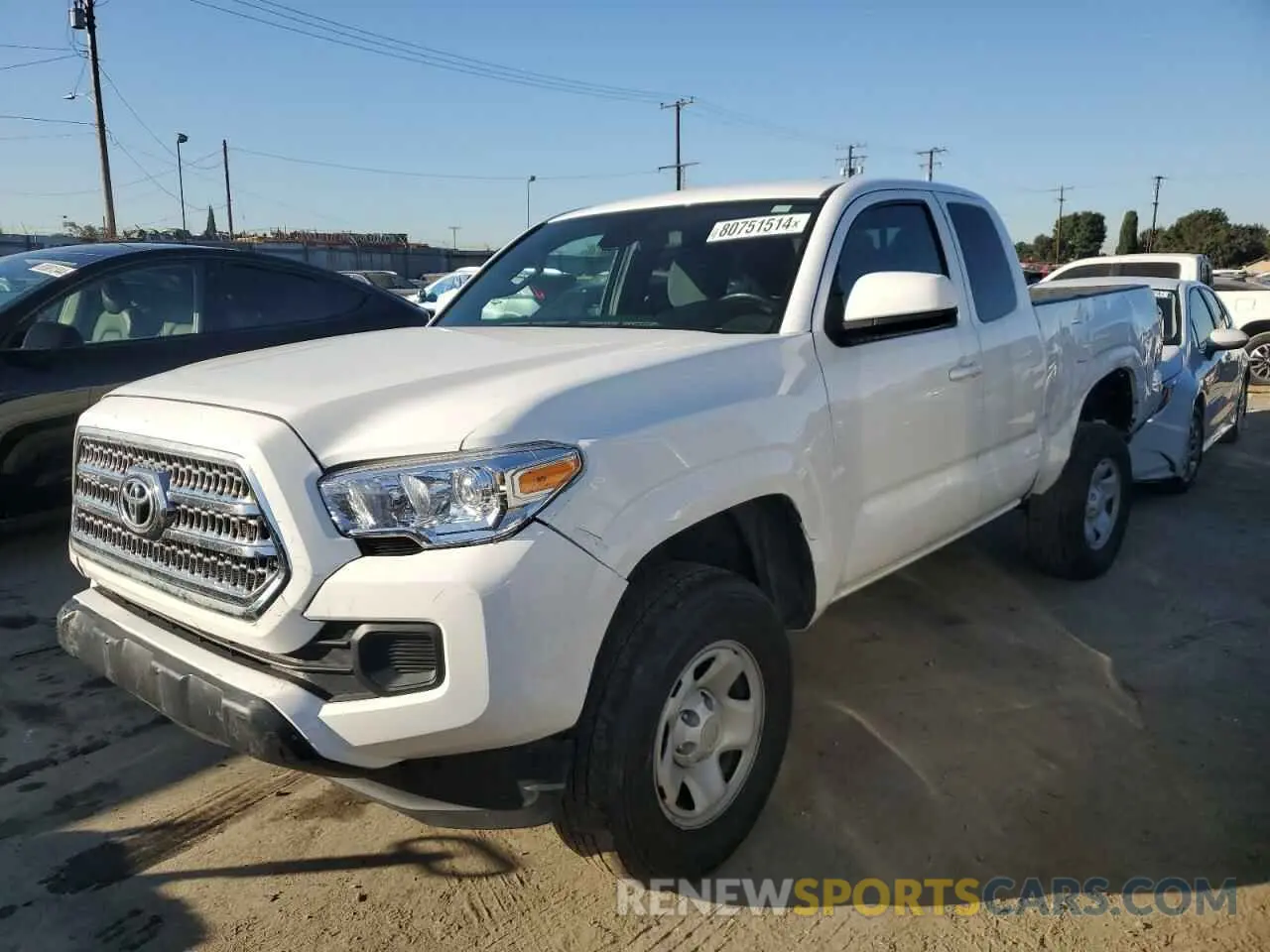 1 Photograph of a damaged car 3TYRX5GN6PT070468 TOYOTA TACOMA 2023