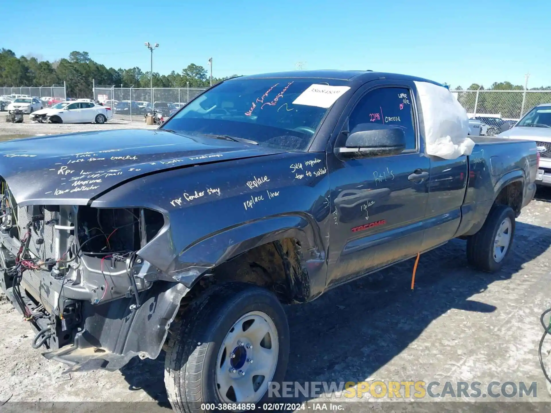 14 Photograph of a damaged car 3TYRX5GN7PT076120 TOYOTA TACOMA 2023