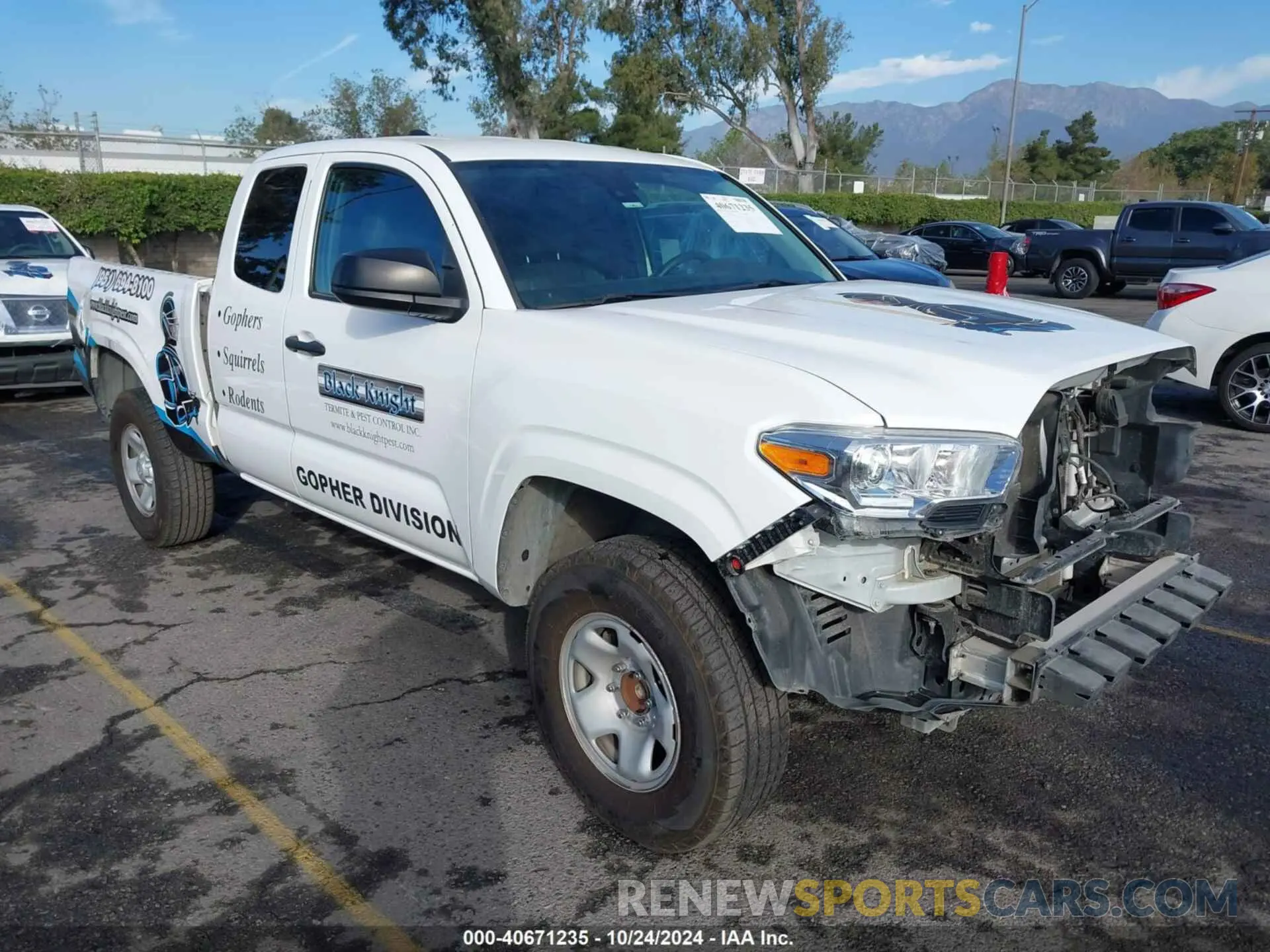 1 Photograph of a damaged car 3TYRX5GNXPT070182 TOYOTA TACOMA 2023