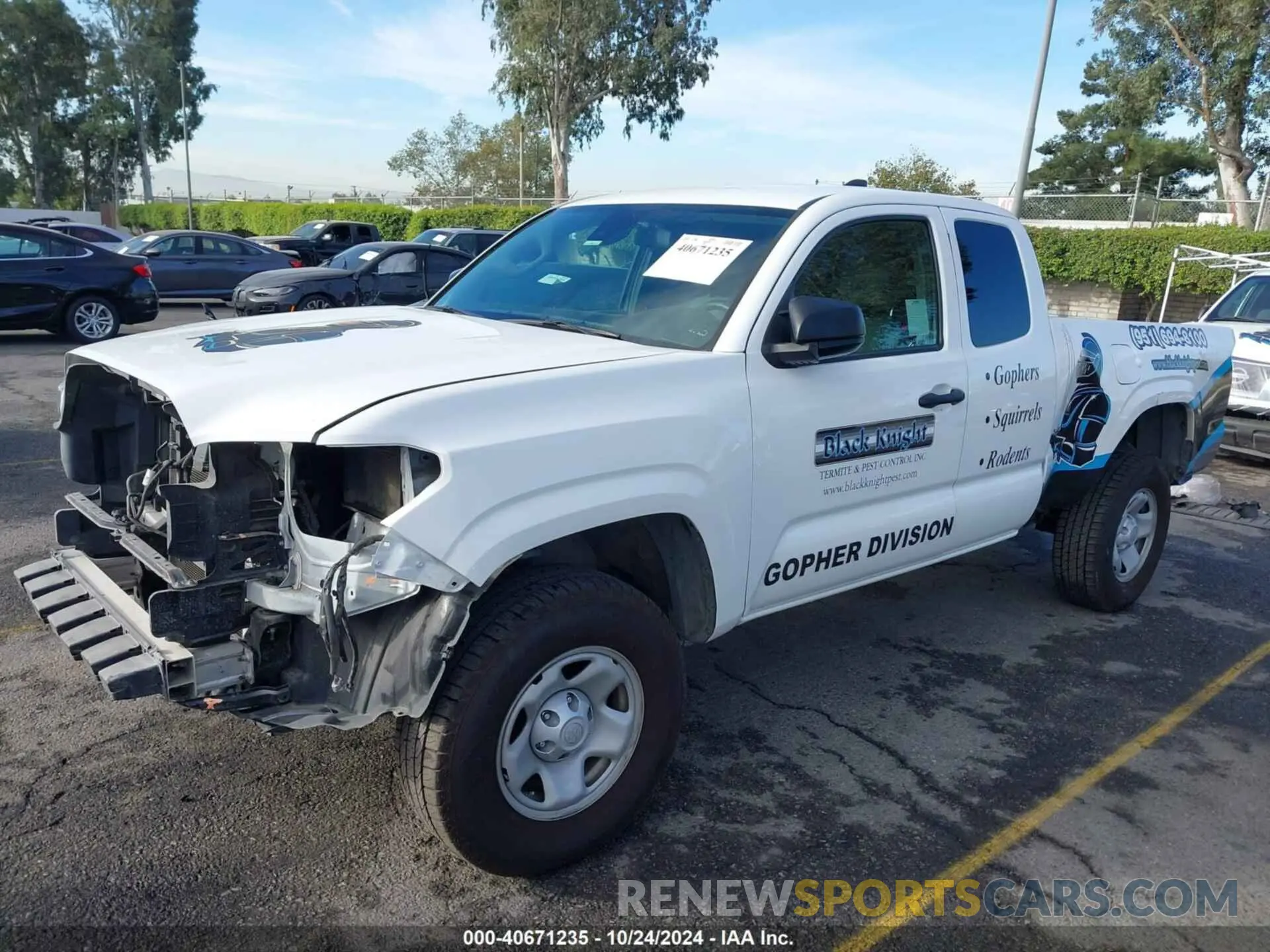 2 Photograph of a damaged car 3TYRX5GNXPT070182 TOYOTA TACOMA 2023