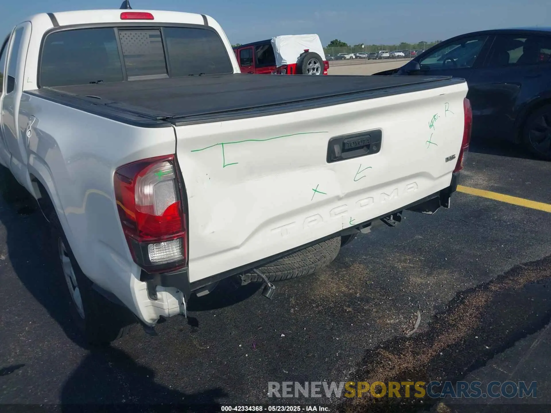 6 Photograph of a damaged car 3TYRZ5CN3PT027187 TOYOTA TACOMA 2023