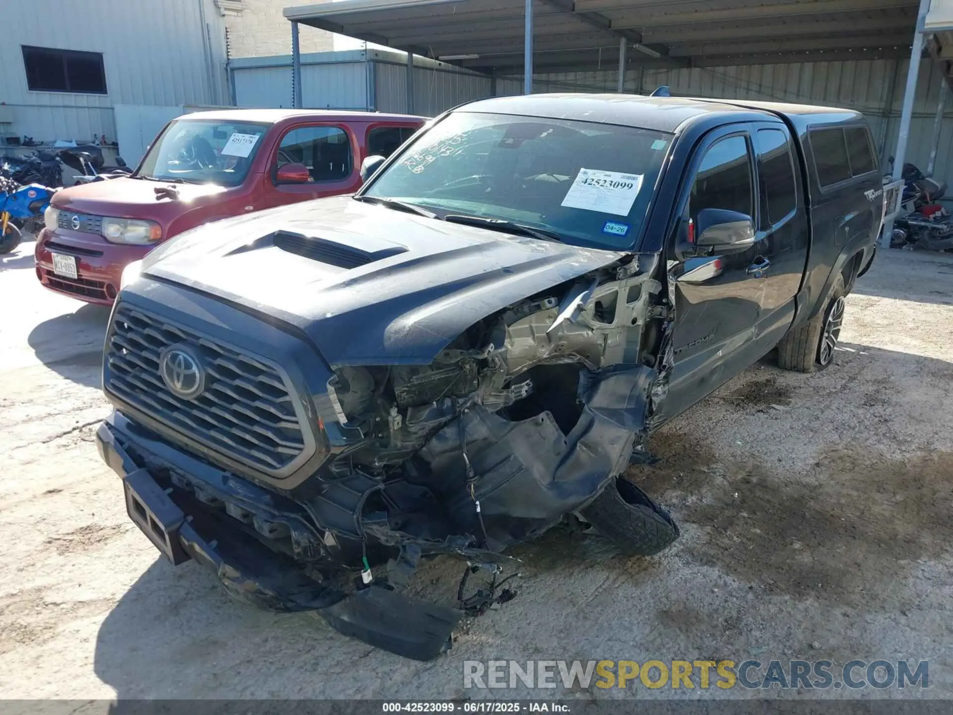 2 Photograph of a damaged car 3TYRZ5CN9PT025699 TOYOTA TACOMA 2023