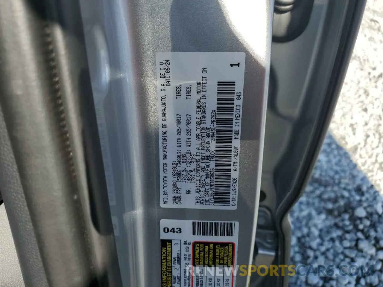 13 Photograph of a damaged car 3TYLB5JN7RT030836 TOYOTA TACOMA 2024