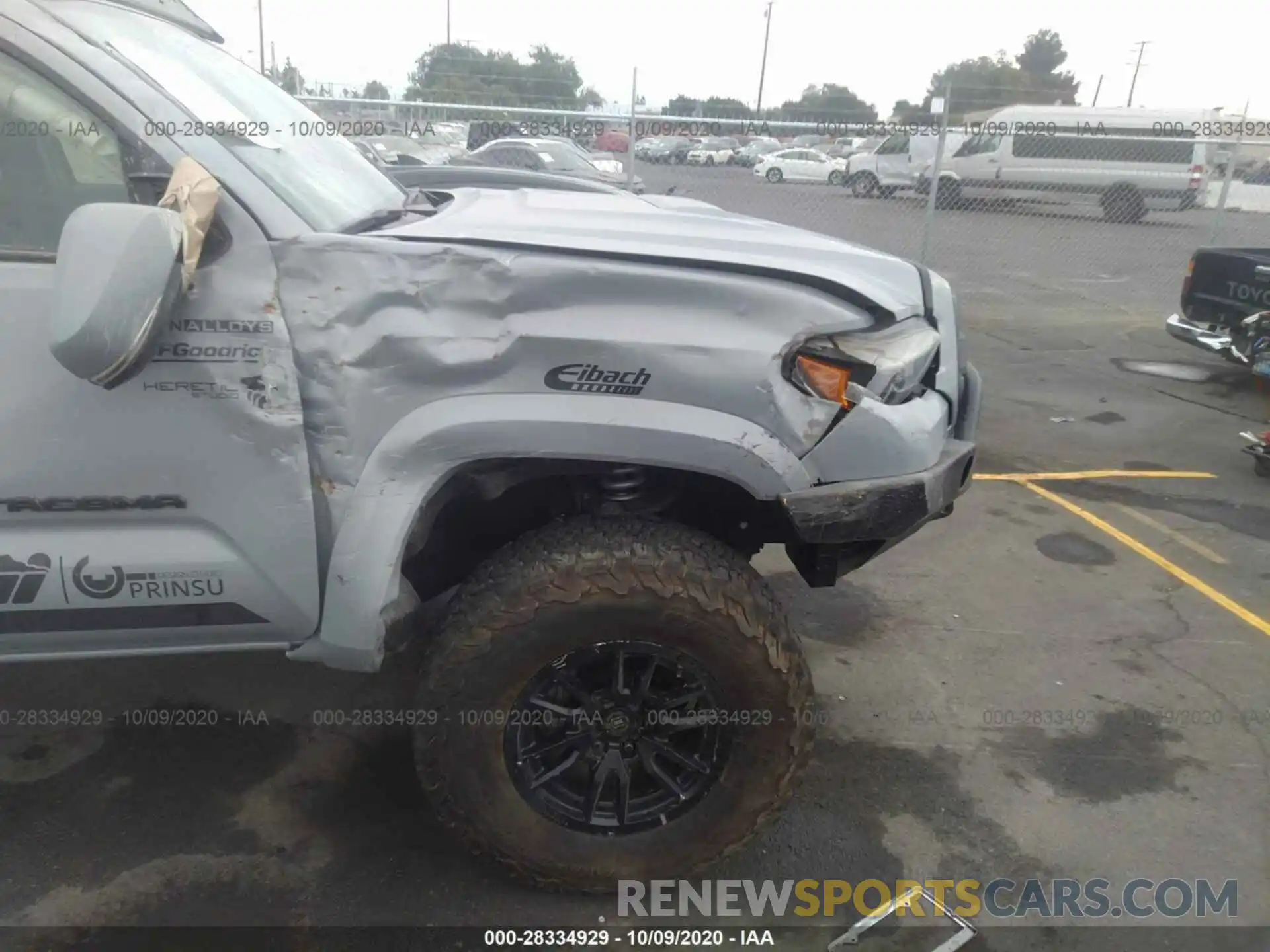 6 Photograph of a damaged car 3TMAZ5CN1KM083355 TOYOTA TACOMA 2WD 2019