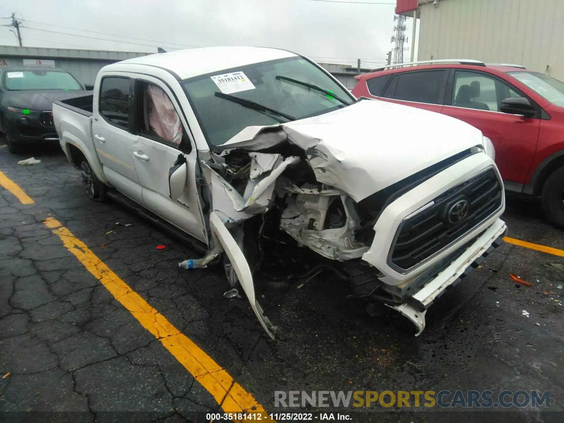 1 Photograph of a damaged car 3TMAZ5CN3KM104531 TOYOTA TACOMA 2WD 2019