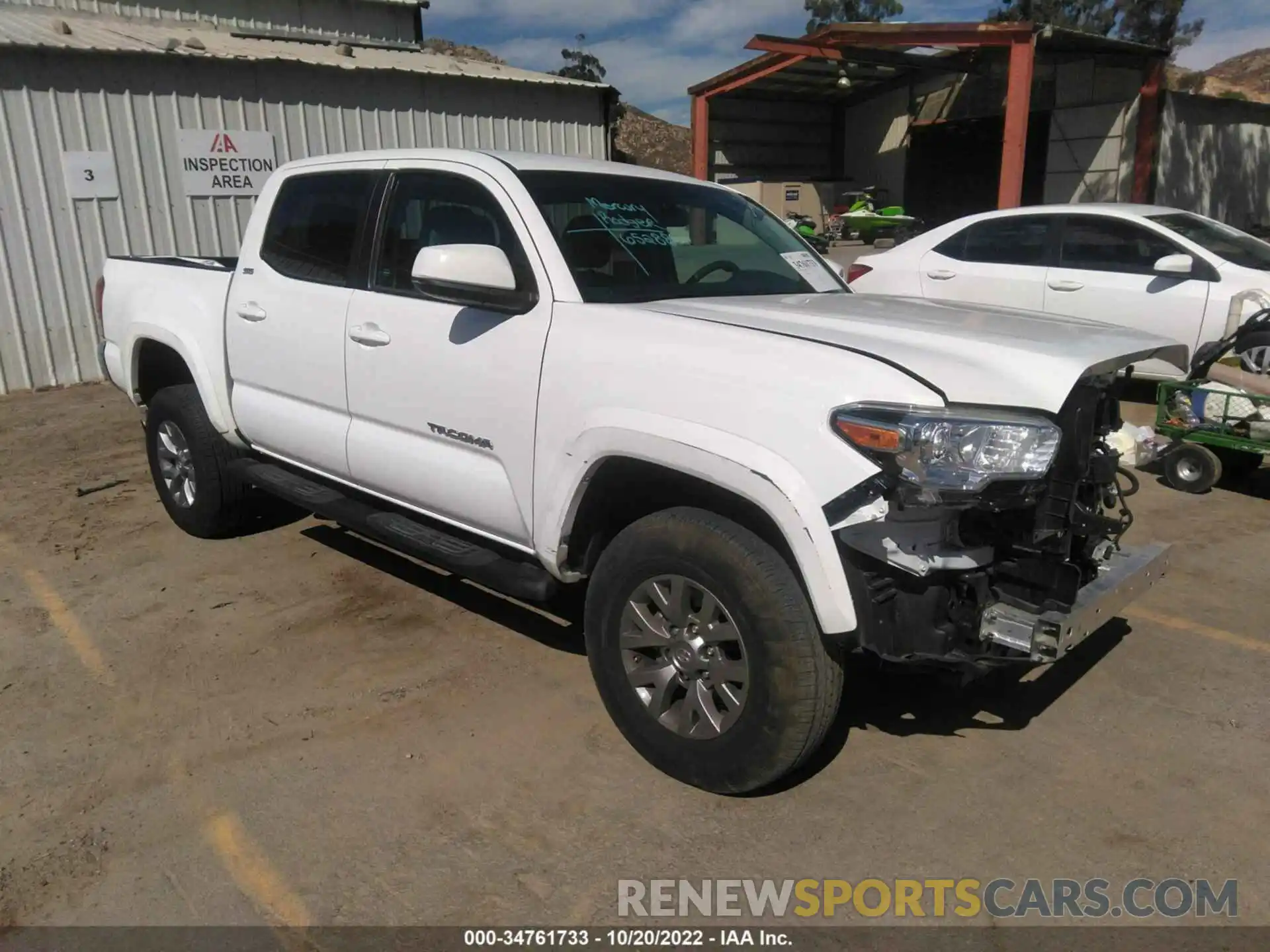 1 Photograph of a damaged car 3TMAZ5CN6KM094870 TOYOTA TACOMA 2WD 2019