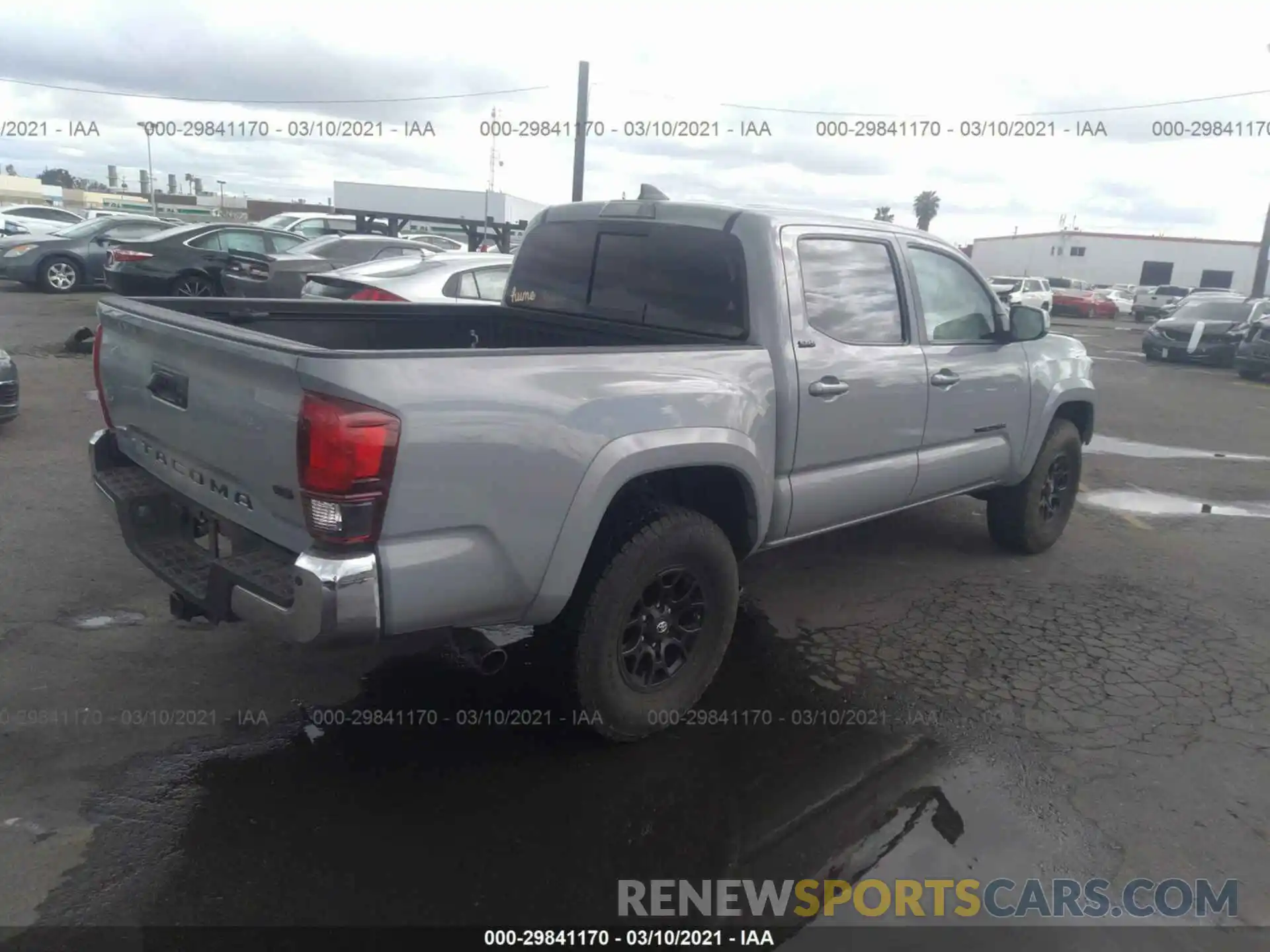 4 Photograph of a damaged car 3TMAZ5CN7KM098636 TOYOTA TACOMA 2WD 2019