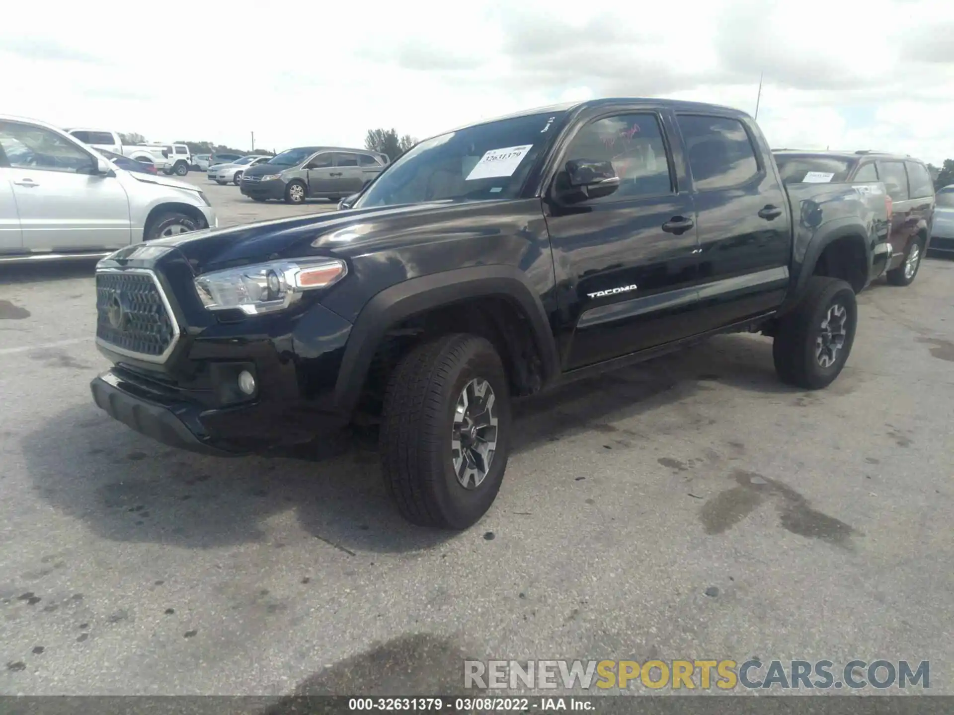 2 Photograph of a damaged car 3TMAZ5CN7KM108260 TOYOTA TACOMA 2WD 2019