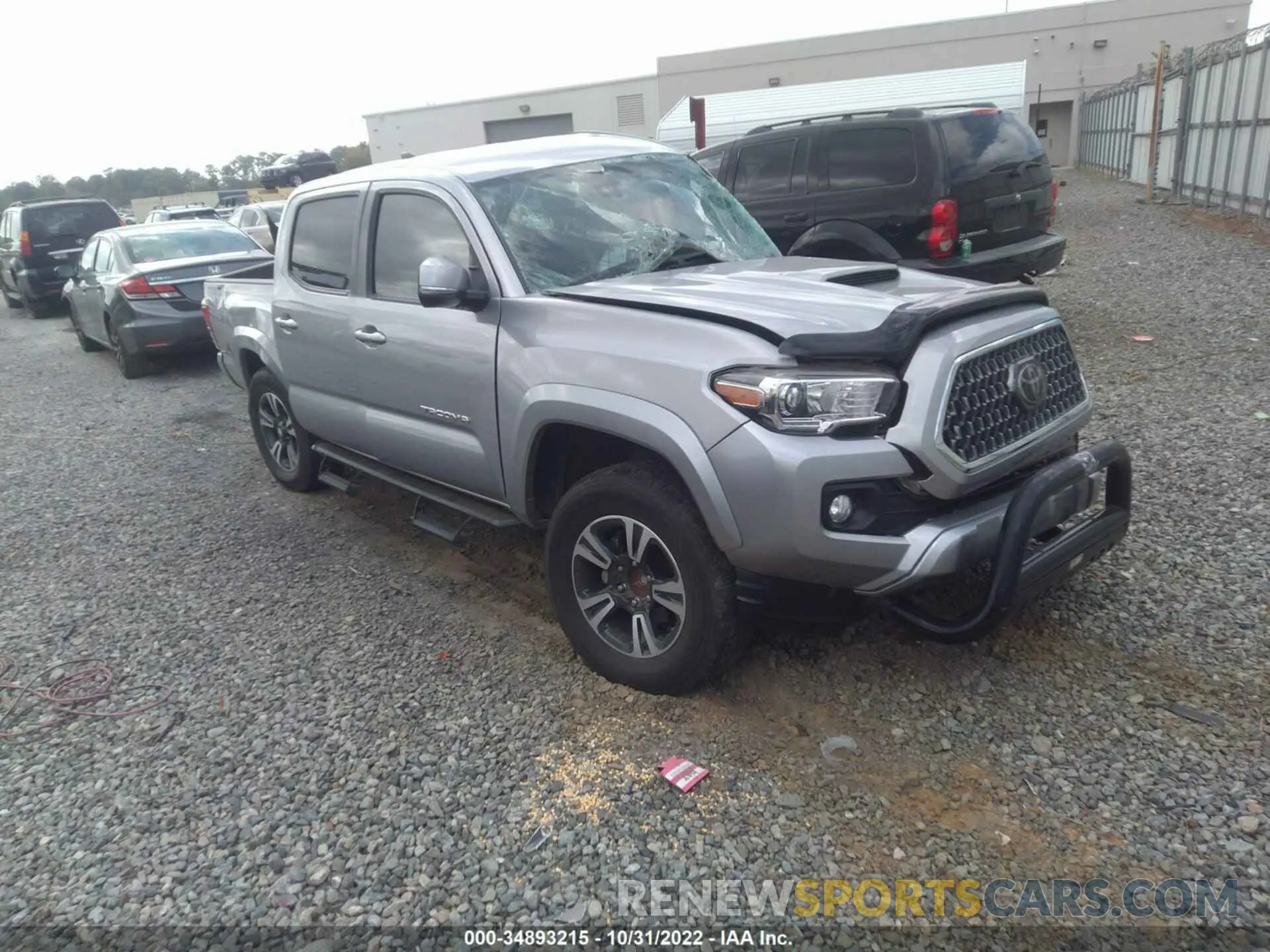 1 Photograph of a damaged car 3TMAZ5CN8KM095938 TOYOTA TACOMA 2WD 2019