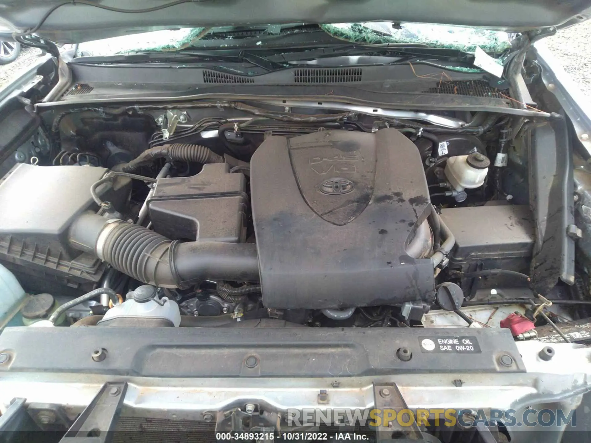 10 Photograph of a damaged car 3TMAZ5CN8KM095938 TOYOTA TACOMA 2WD 2019