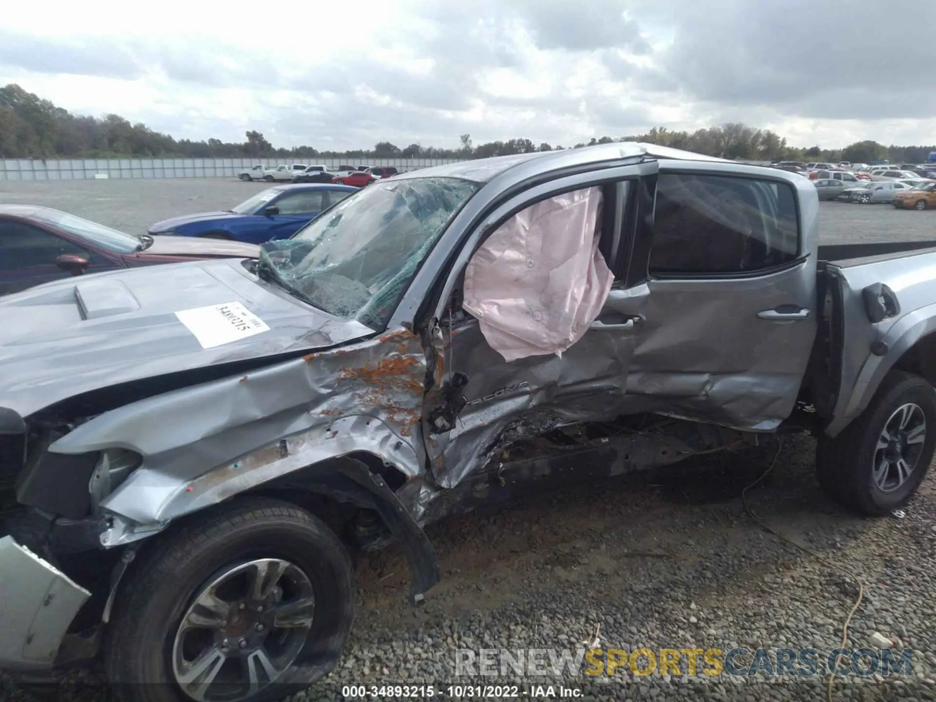 6 Photograph of a damaged car 3TMAZ5CN8KM095938 TOYOTA TACOMA 2WD 2019
