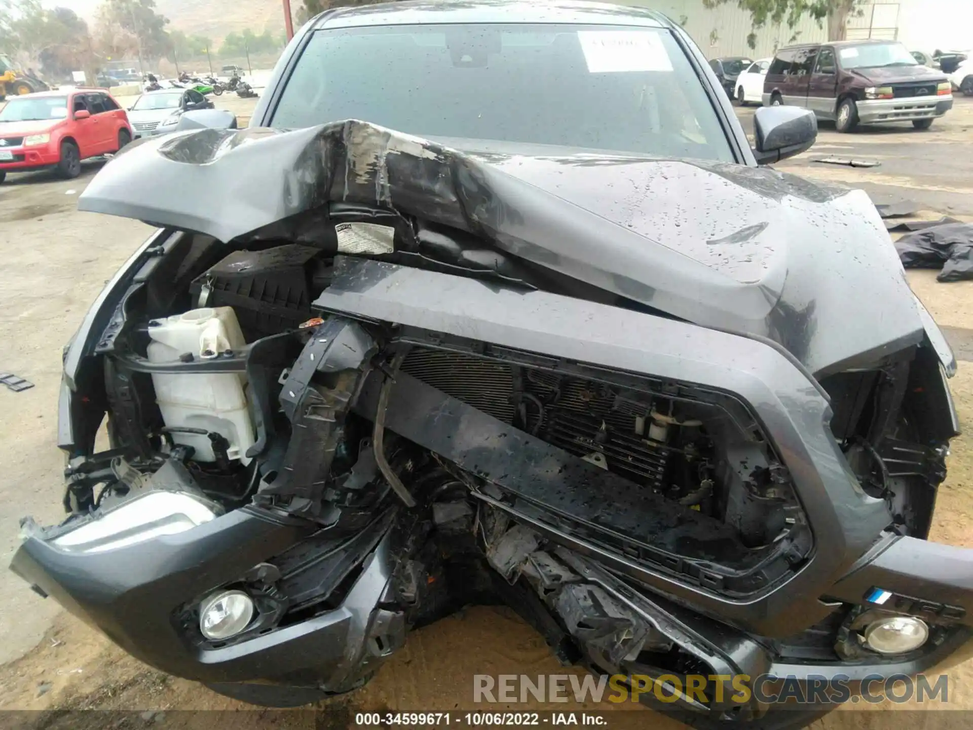 6 Photograph of a damaged car 3TMAZ5CN9KM084320 TOYOTA TACOMA 2WD 2019