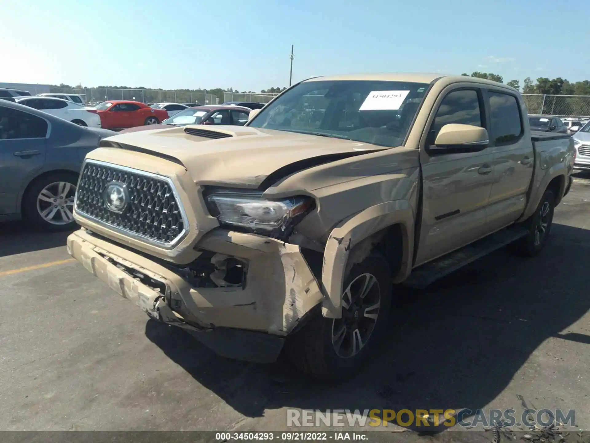 6 Photograph of a damaged car 3TMAZ5CNXKM079157 TOYOTA TACOMA 2WD 2019