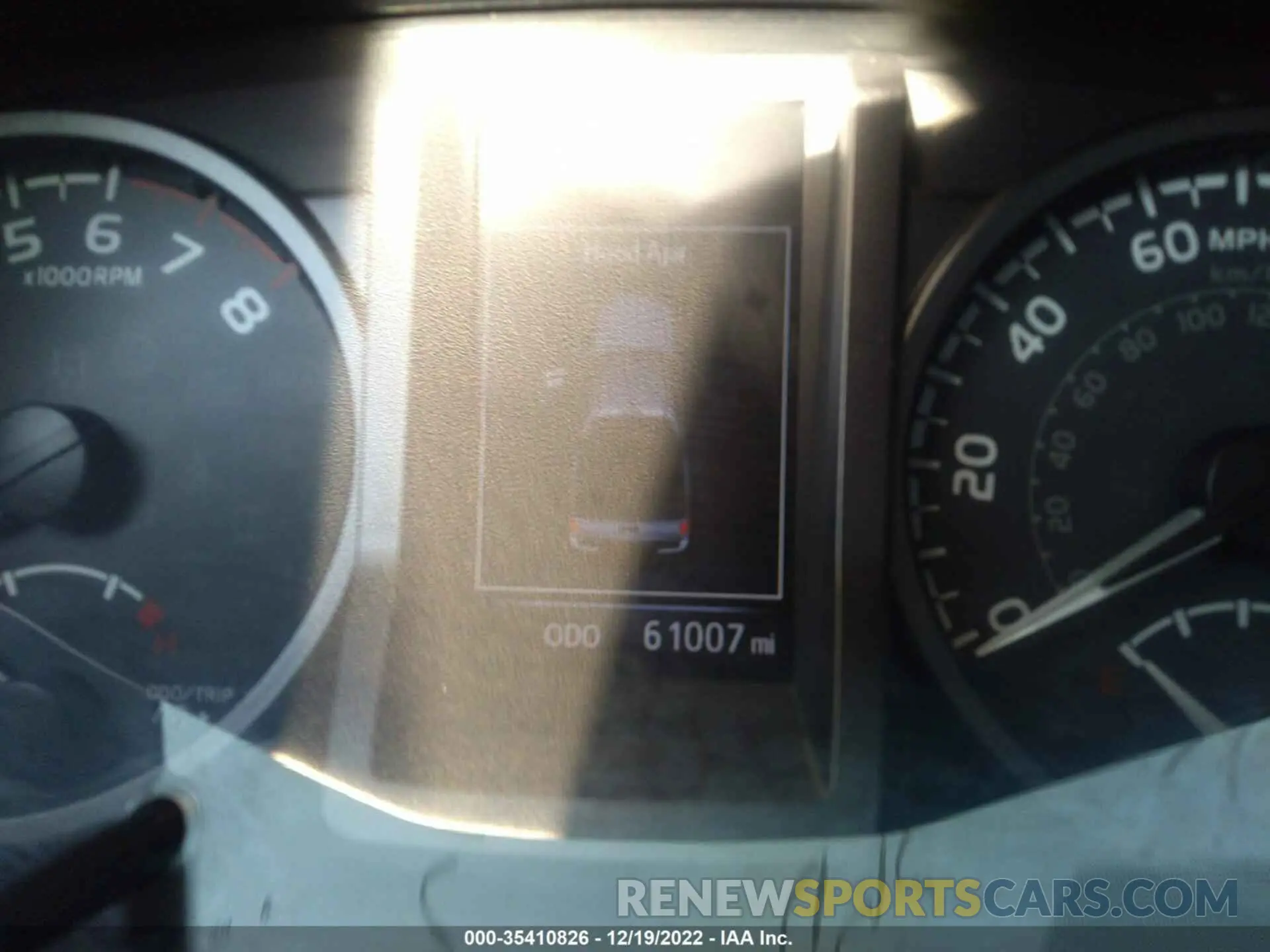 7 Photograph of a damaged car 3TMAZ5CNXKM085914 TOYOTA TACOMA 2WD 2019