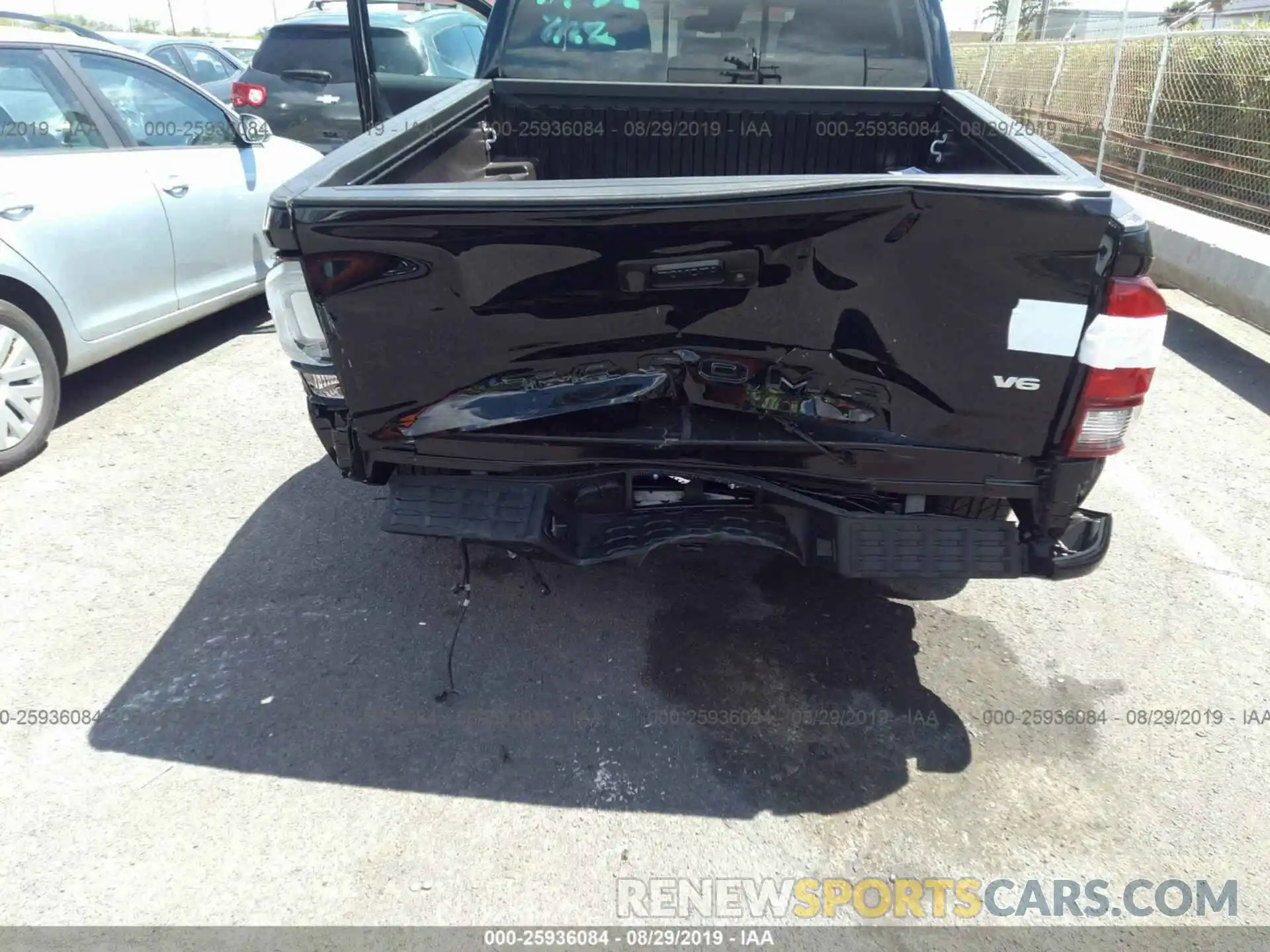 6 Photograph of a damaged car 3TMAZ5CNXKM107863 TOYOTA TACOMA 2WD 2019