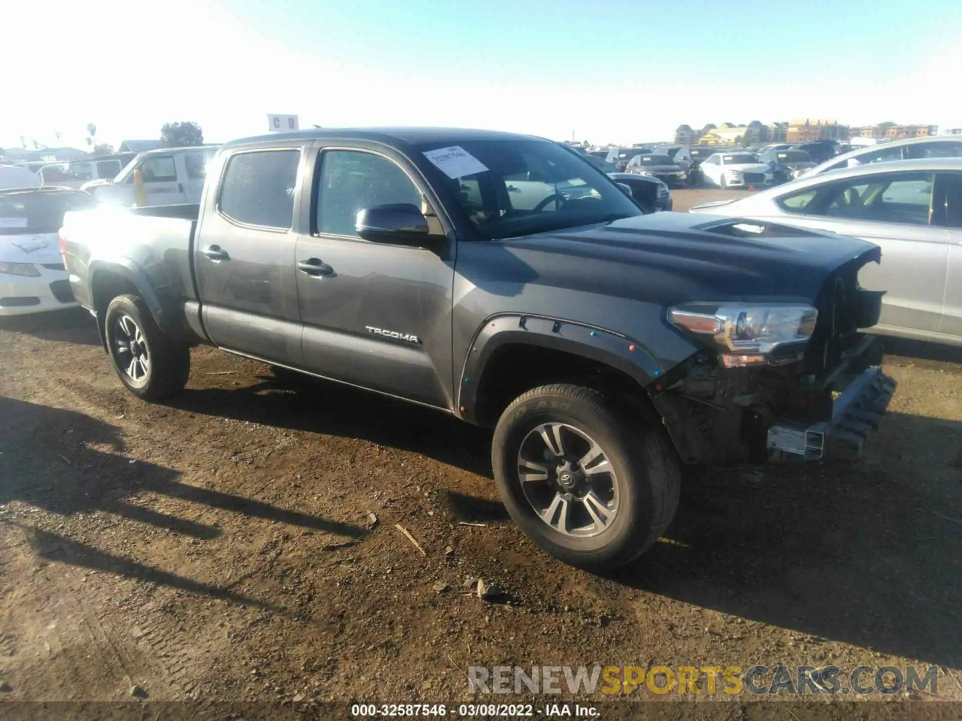 1 Photograph of a damaged car 3TMBZ5DNXKM018085 TOYOTA TACOMA 2WD 2019