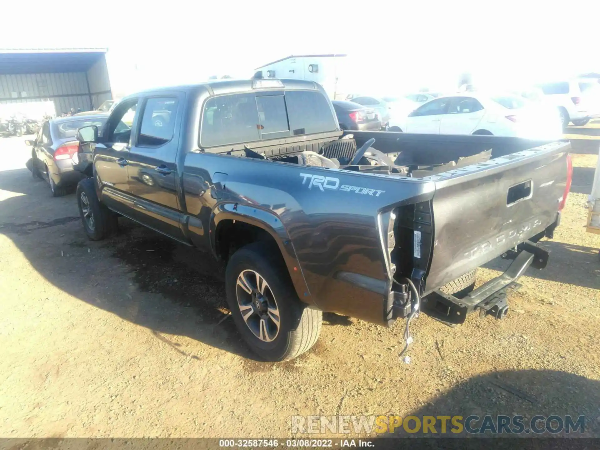 3 Photograph of a damaged car 3TMBZ5DNXKM018085 TOYOTA TACOMA 2WD 2019