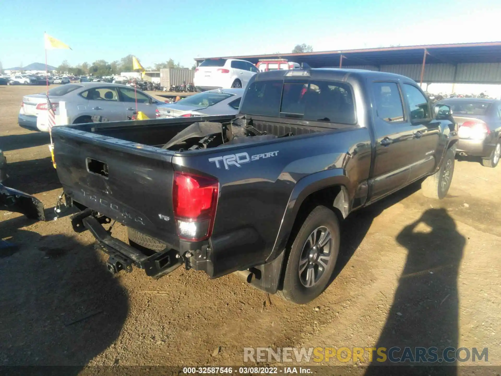 4 Photograph of a damaged car 3TMBZ5DNXKM018085 TOYOTA TACOMA 2WD 2019