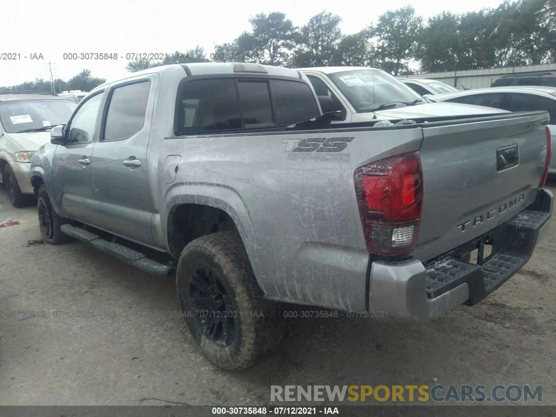 3 Photograph of a damaged car 5TFAX5GN3KX132727 TOYOTA TACOMA 2WD 2019