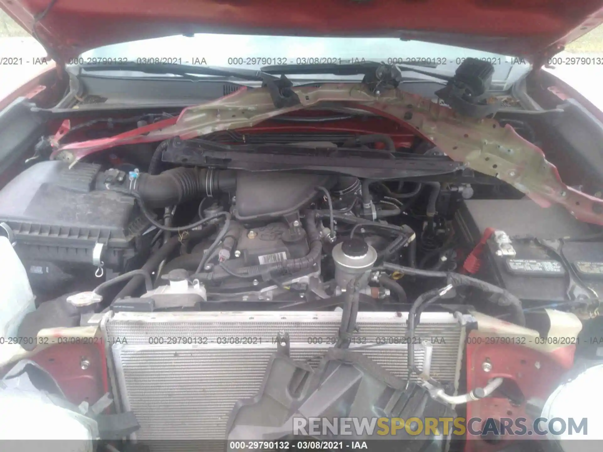 10 Photograph of a damaged car 5TFAX5GN3KX147535 TOYOTA TACOMA 2WD 2019