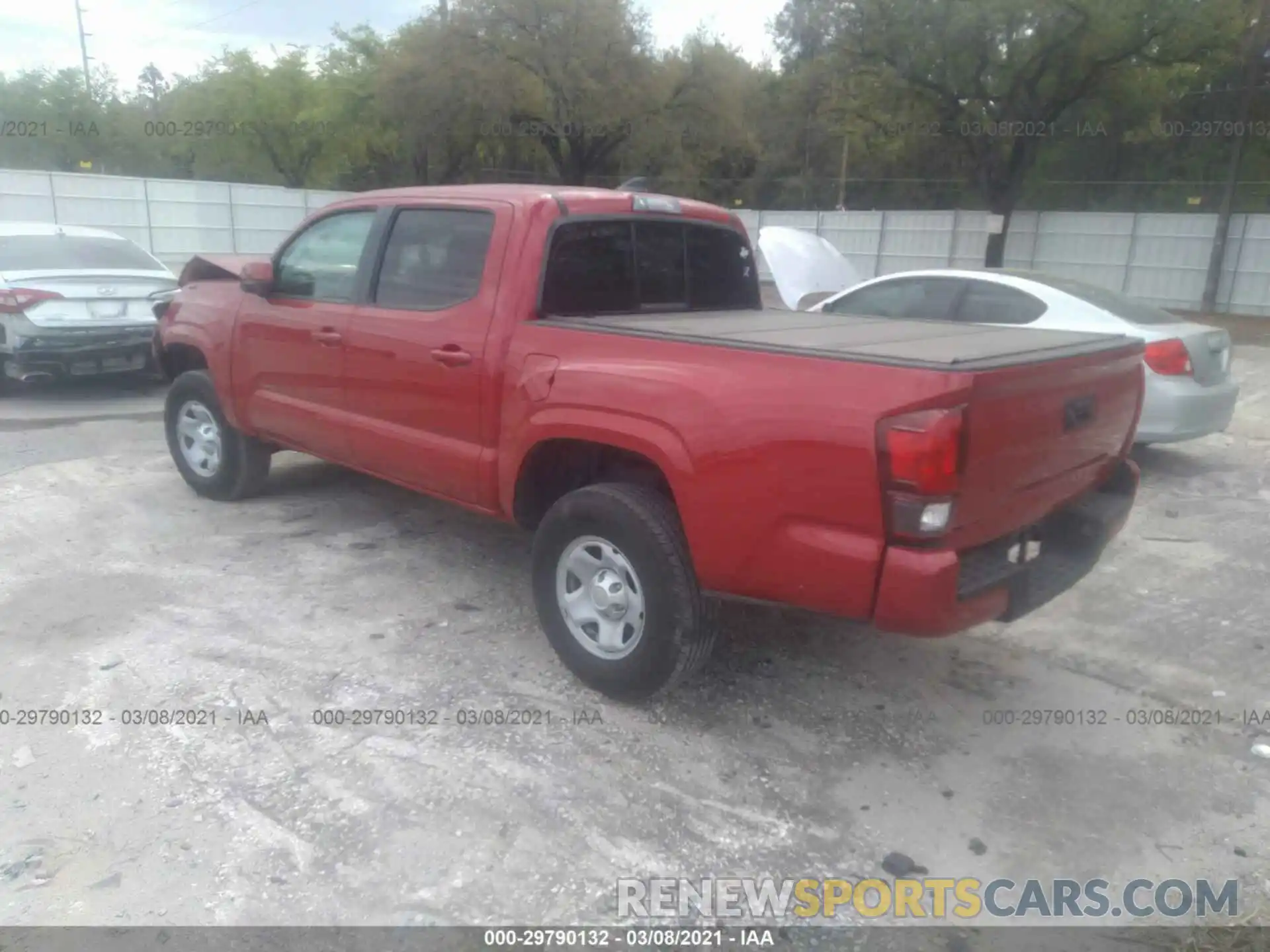 3 Photograph of a damaged car 5TFAX5GN3KX147535 TOYOTA TACOMA 2WD 2019