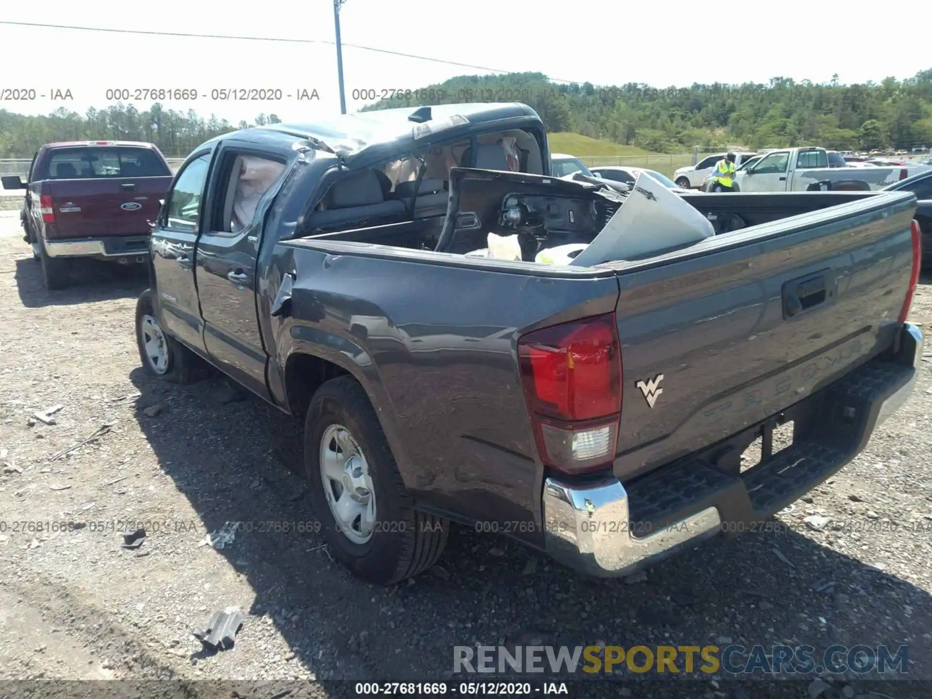 3 Photograph of a damaged car 5TFAX5GN4KX147897 TOYOTA TACOMA 2WD 2019