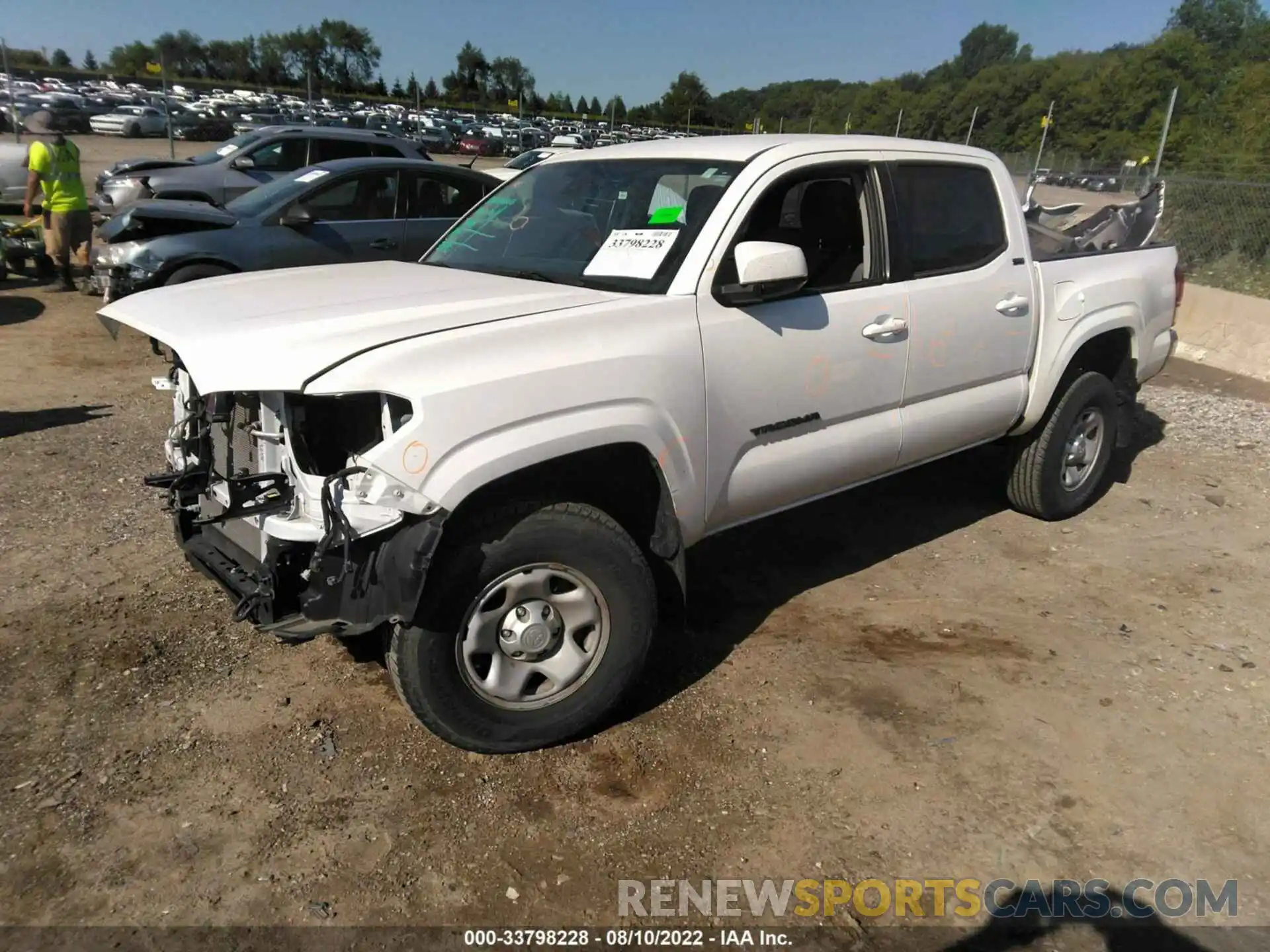 2 Photograph of a damaged car 5TFAX5GN4KX154364 TOYOTA TACOMA 2WD 2019