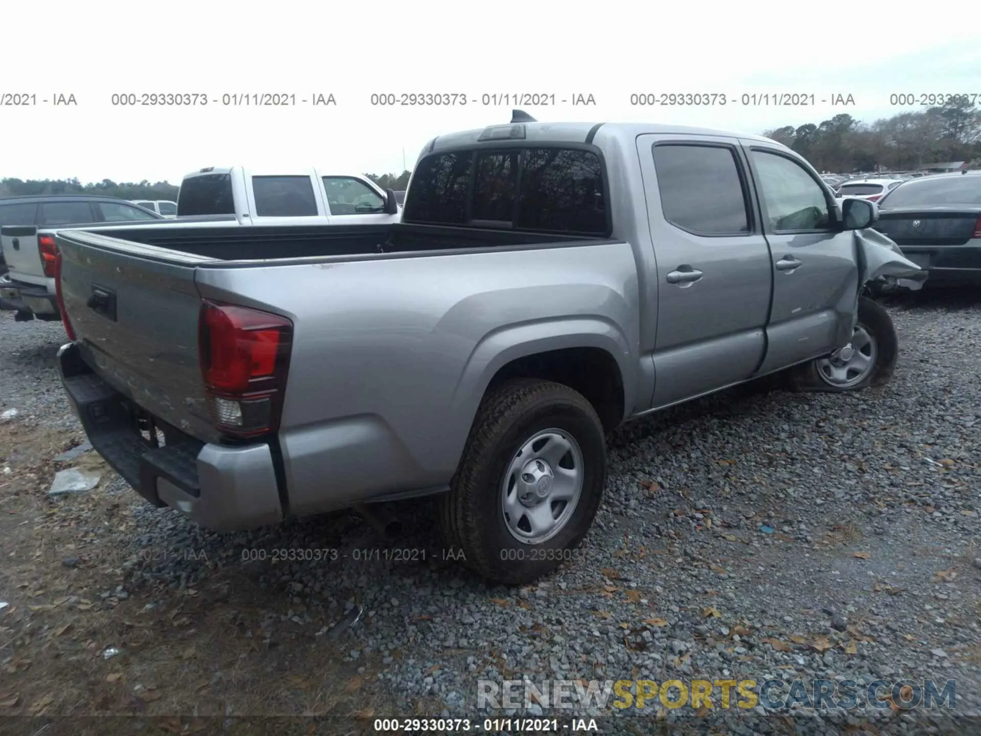 4 Photograph of a damaged car 5TFAX5GN7KX153578 TOYOTA TACOMA 2WD 2019