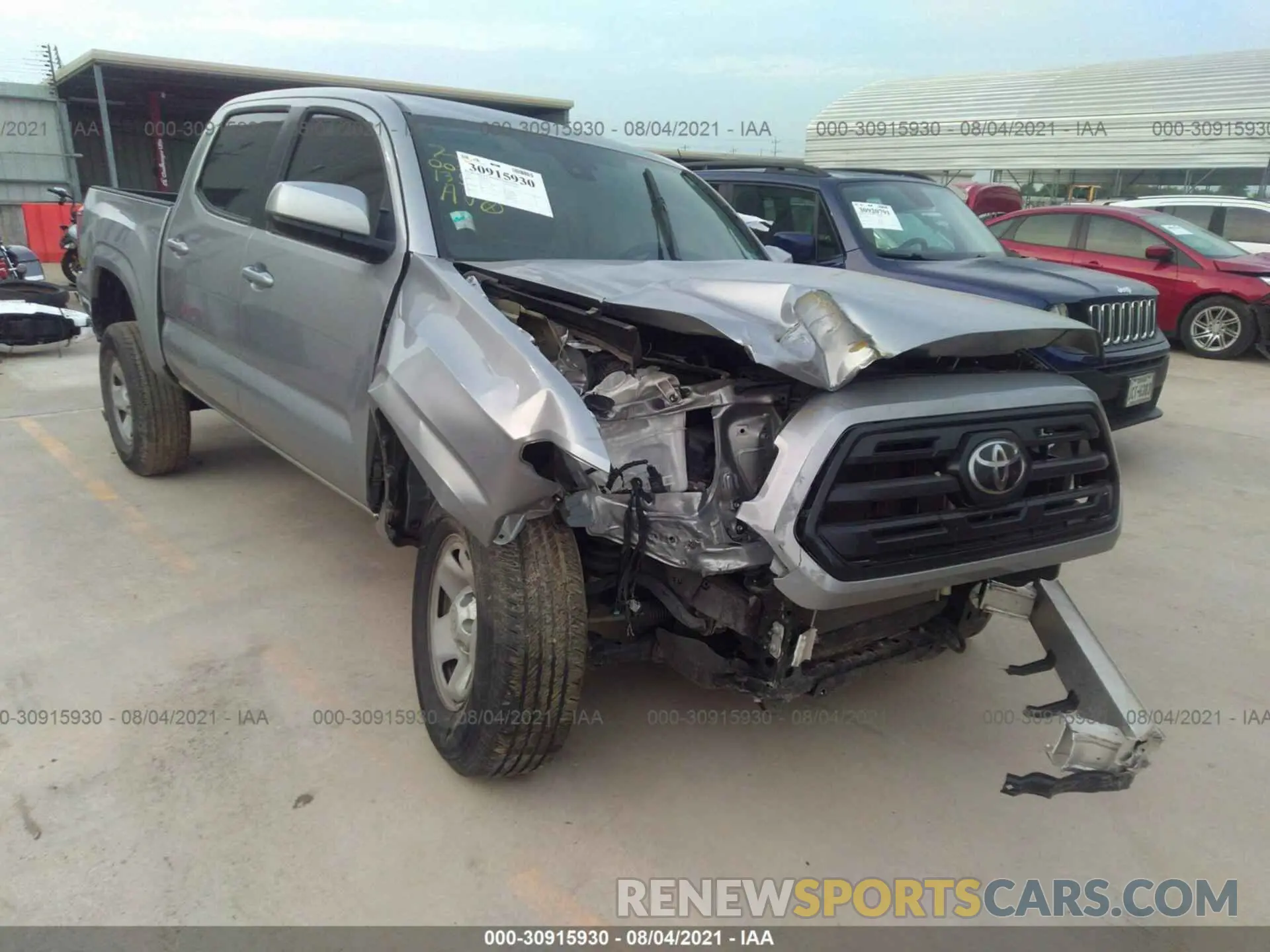 6 Photograph of a damaged car 5TFAX5GN9KX135857 TOYOTA TACOMA 2WD 2019