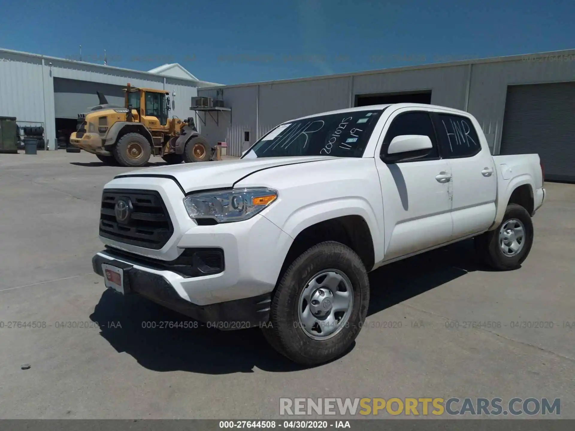 2 Photograph of a damaged car 5TFAX5GN9KX144915 TOYOTA TACOMA 2WD 2019