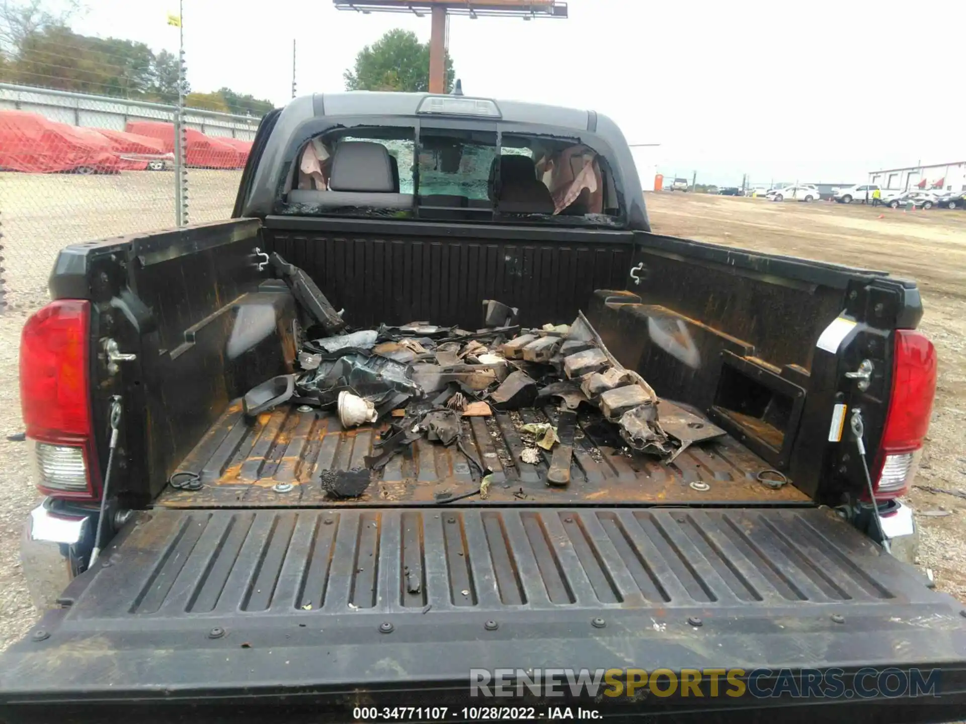 8 Photograph of a damaged car 5TFAZ5CN0KX073961 TOYOTA TACOMA 2WD 2019