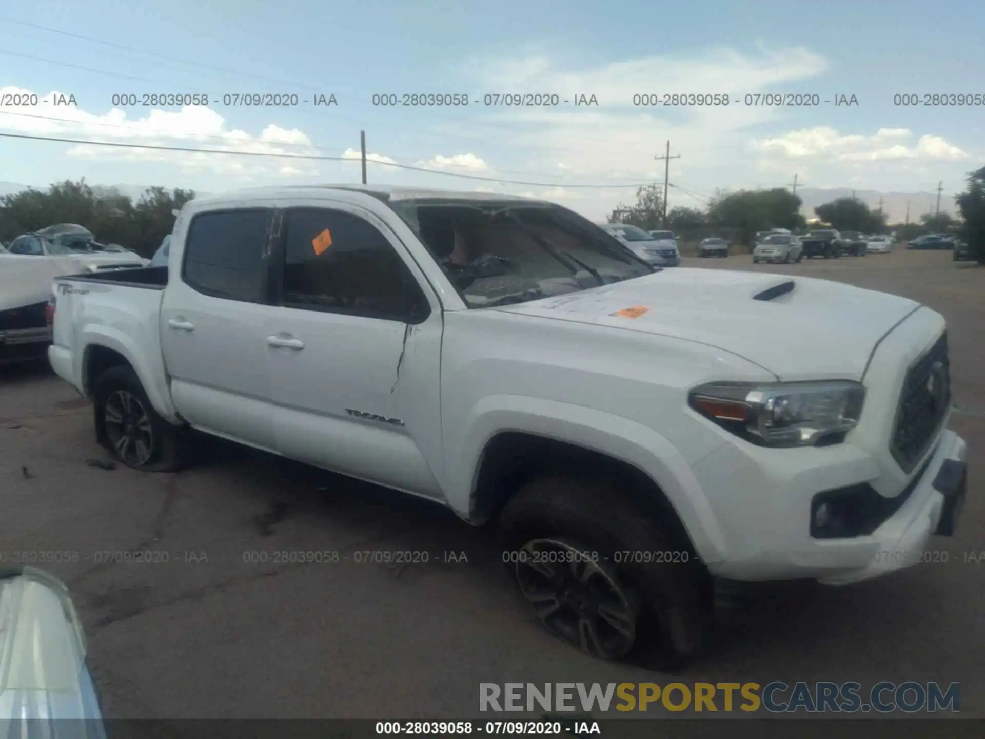 6 Photograph of a damaged car 5TFAZ5CN2KX076473 TOYOTA TACOMA 2WD 2019