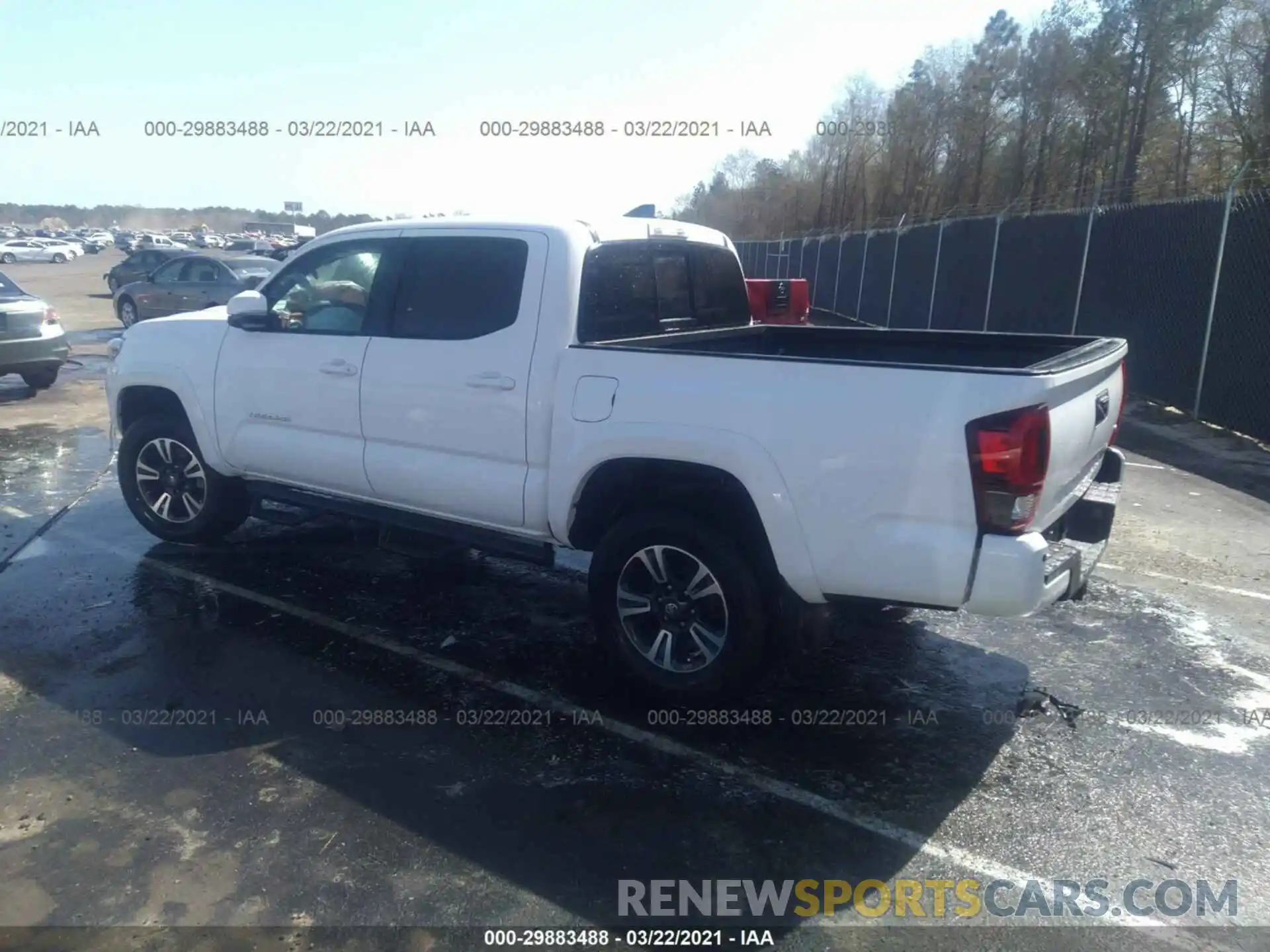 3 Photograph of a damaged car 5TFAZ5CN5KX077536 TOYOTA TACOMA 2WD 2019