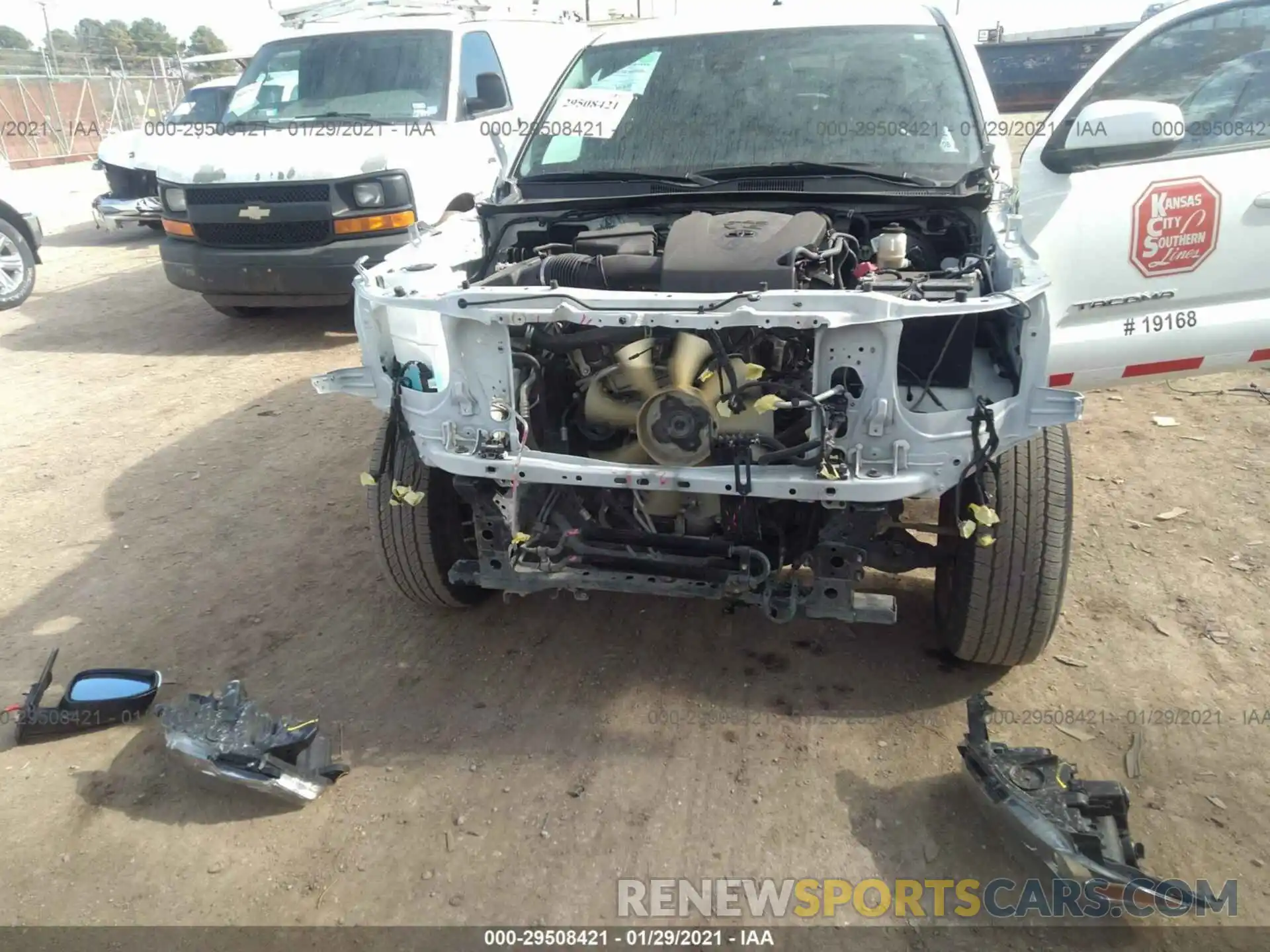 12 Photograph of a damaged car 5TFAZ5CN6KX082325 TOYOTA TACOMA 2WD 2019