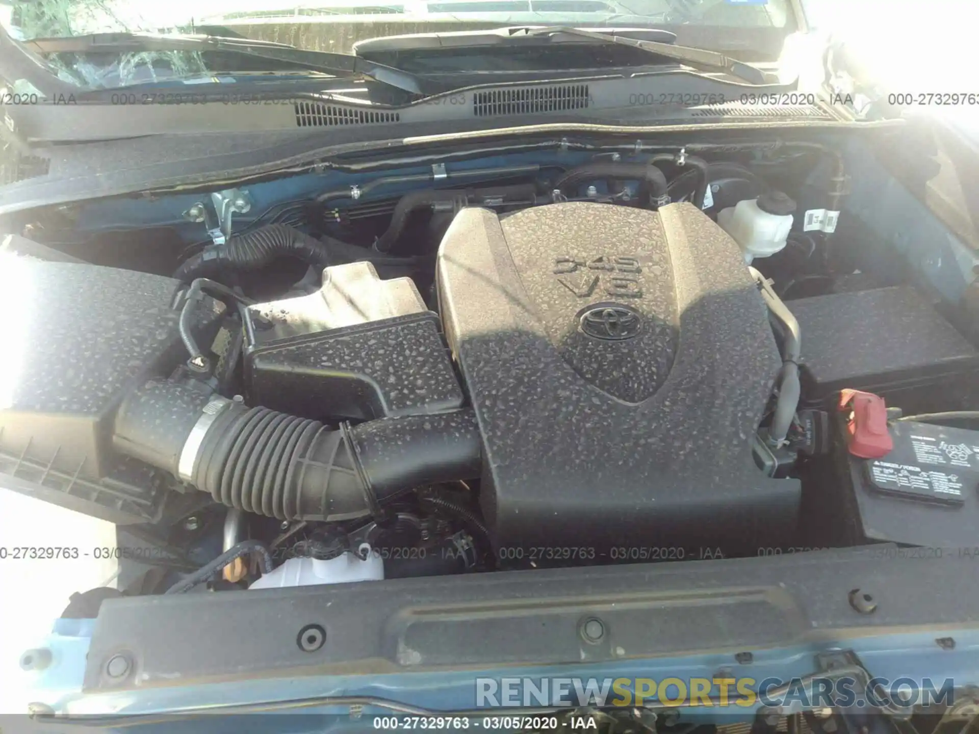 10 Photograph of a damaged car 5TFAZ5CN8KX085243 TOYOTA TACOMA 2WD 2019