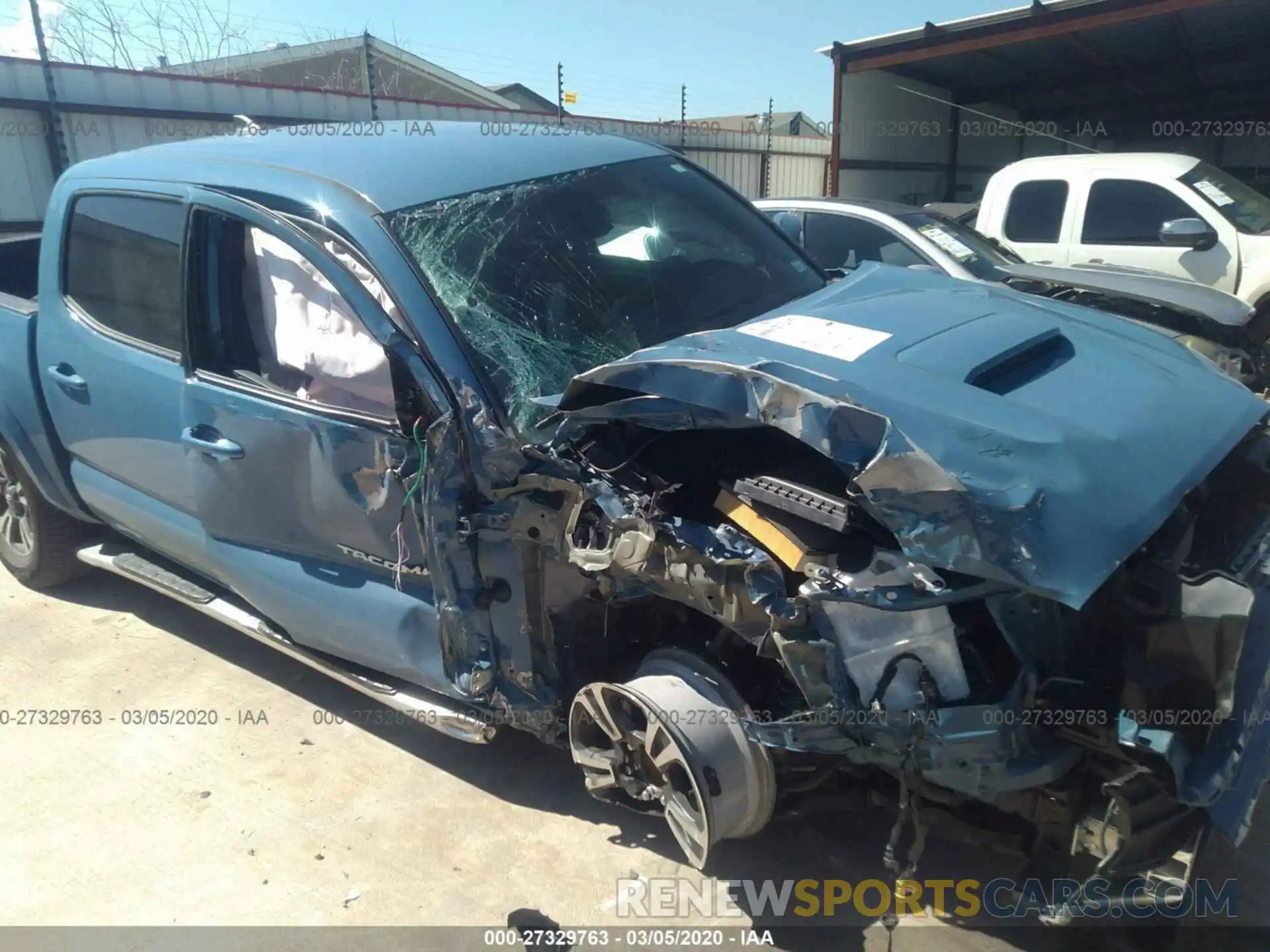 6 Photograph of a damaged car 5TFAZ5CN8KX085243 TOYOTA TACOMA 2WD 2019