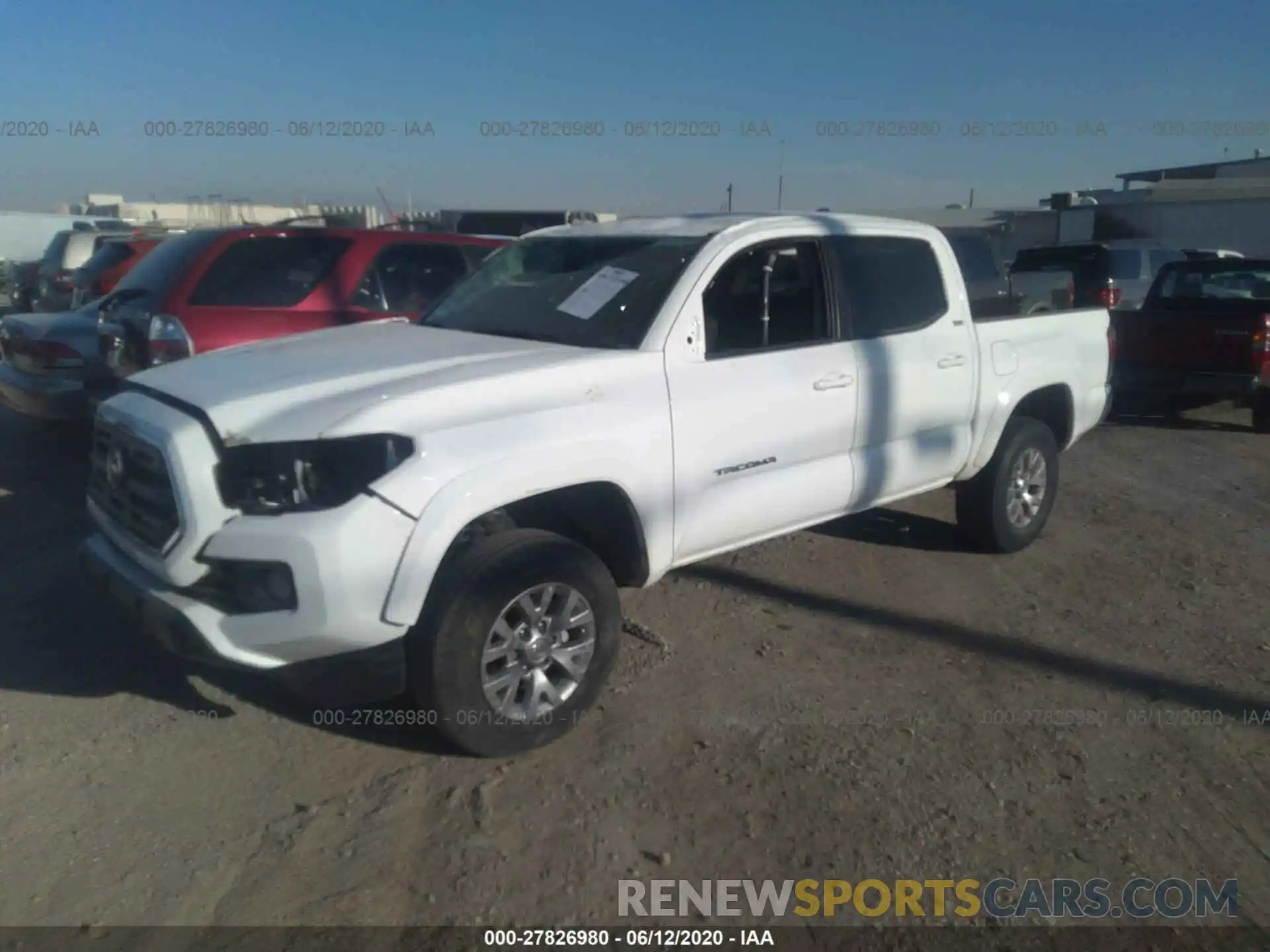 2 Photograph of a damaged car 5TFAZ5CN9KX074316 TOYOTA TACOMA 2WD 2019