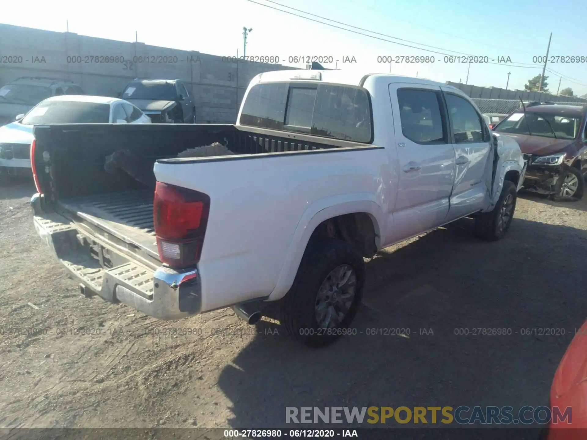 4 Photograph of a damaged car 5TFAZ5CN9KX074316 TOYOTA TACOMA 2WD 2019