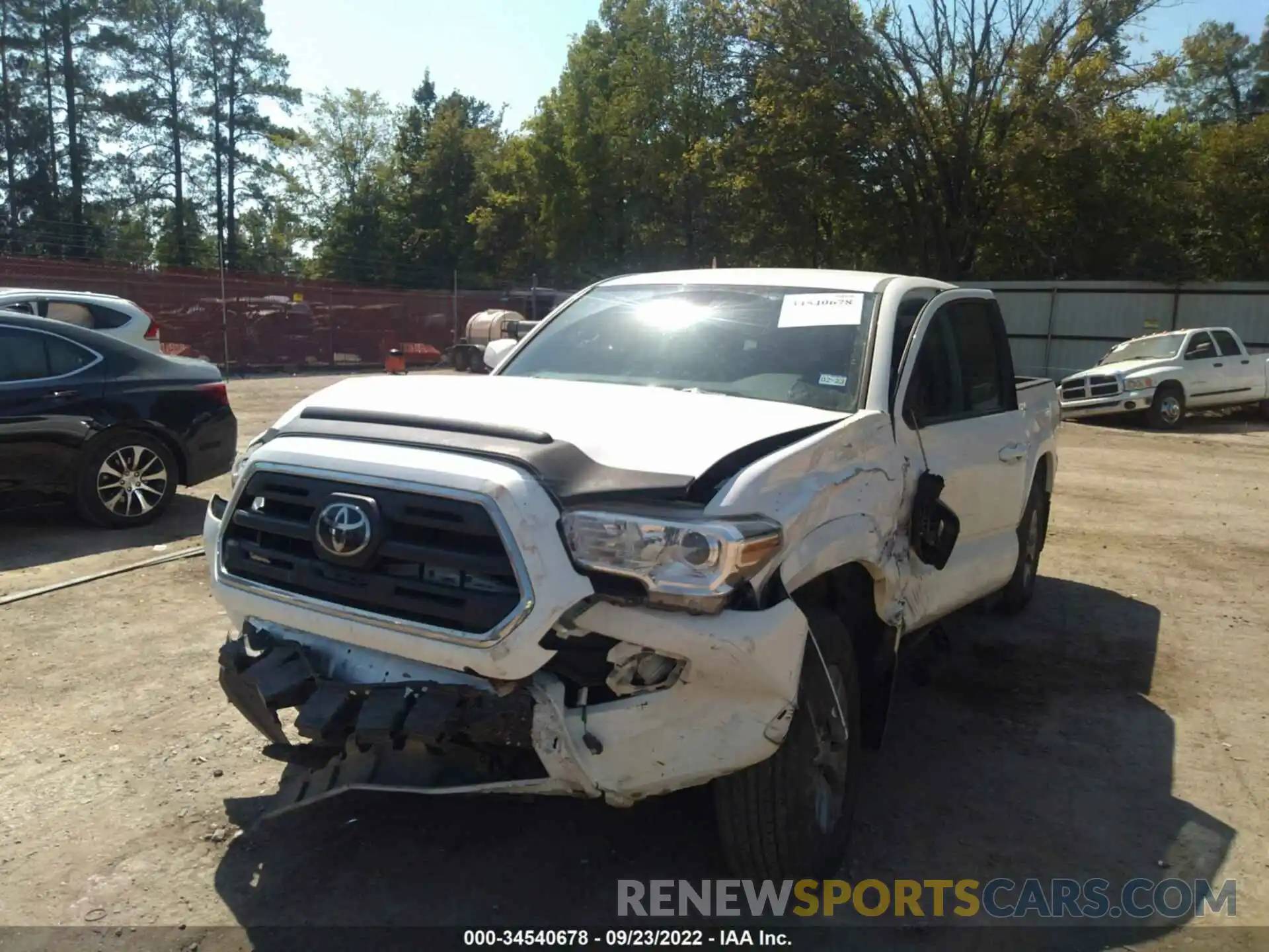 6 Photograph of a damaged car 5TFAZ5CNXKX074664 TOYOTA TACOMA 2WD 2019