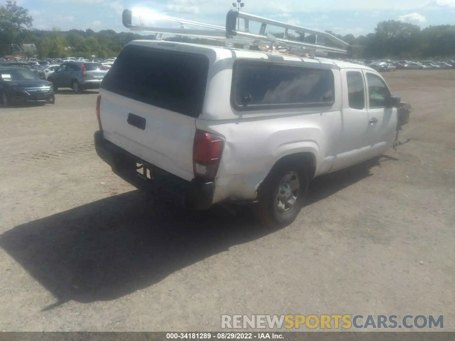 4 Photograph of a damaged car 5TFRX5GN1KX147648 TOYOTA TACOMA 2WD 2019