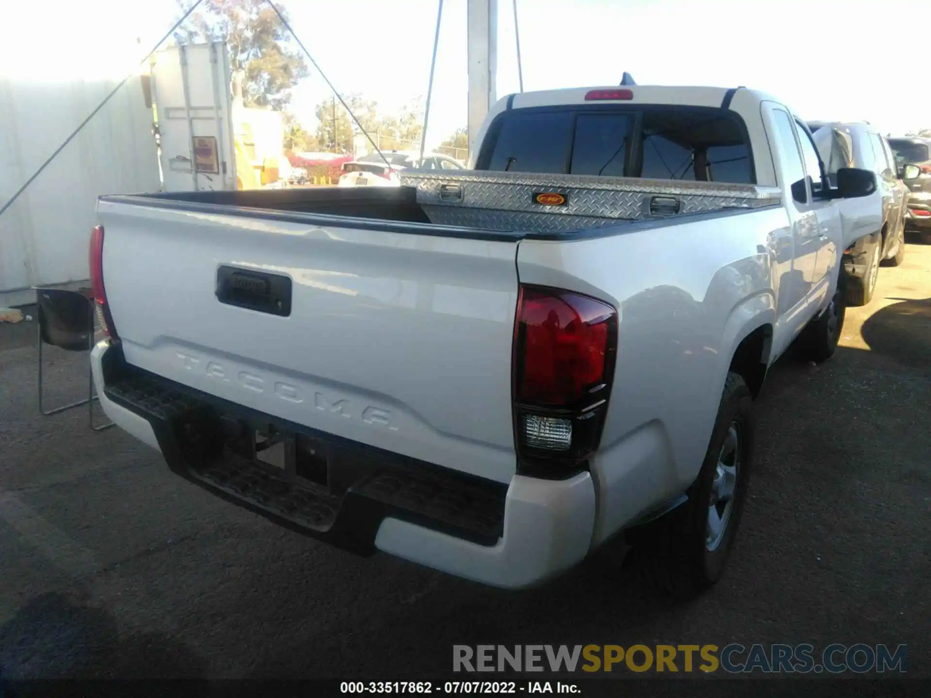 4 Photograph of a damaged car 5TFRX5GN2KX143138 TOYOTA TACOMA 2WD 2019